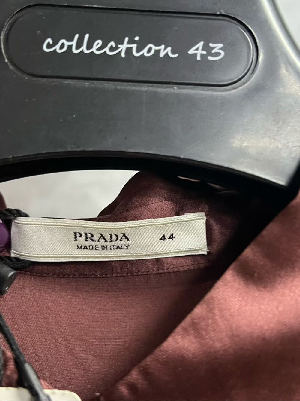 Prada Prada Silk Button Up Shirt Size 44 Size M / US 6-8 / IT 42-44 - 3 Thumbnail