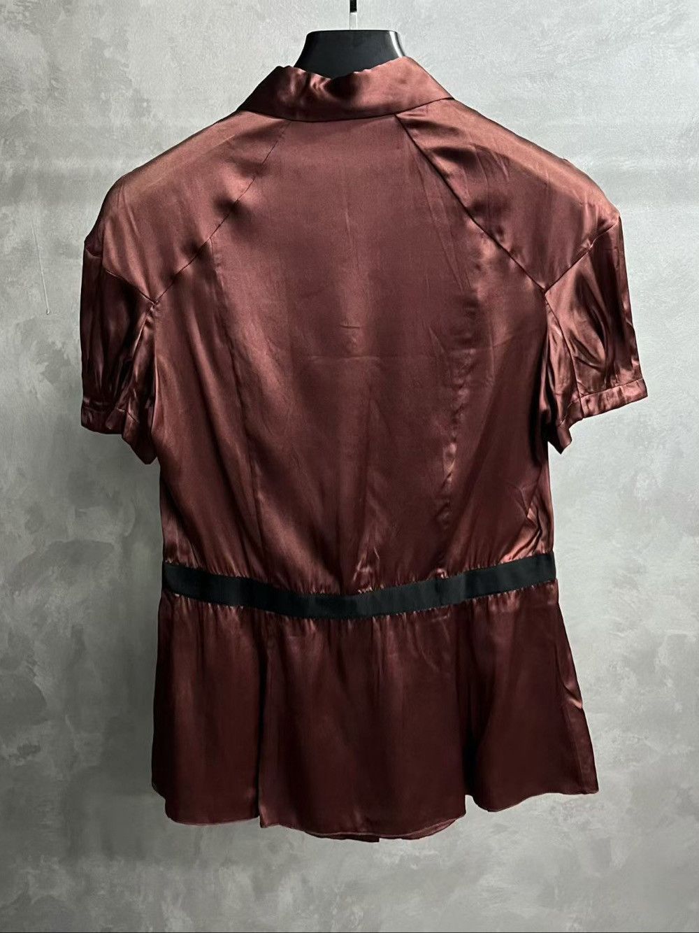 Prada Prada Silk Button Up Shirt Size 44 Size M / US 6-8 / IT 42-44 - 2 Thumbnail