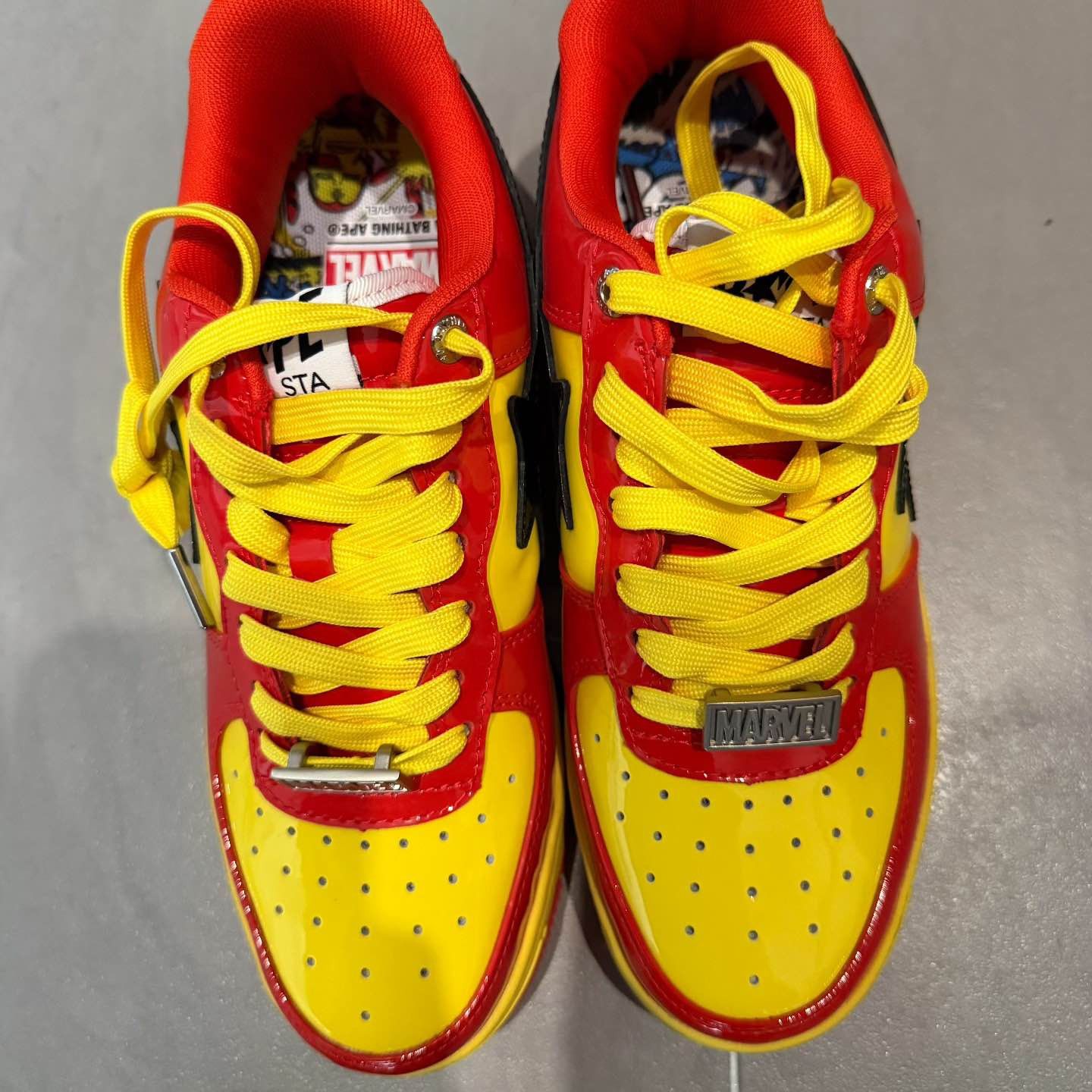 Bape A Bathing Ape x Marvel Iron Man Bape Sta Sneakers Size 7 Size US 7 / EU 40 - 2 Thumbnail