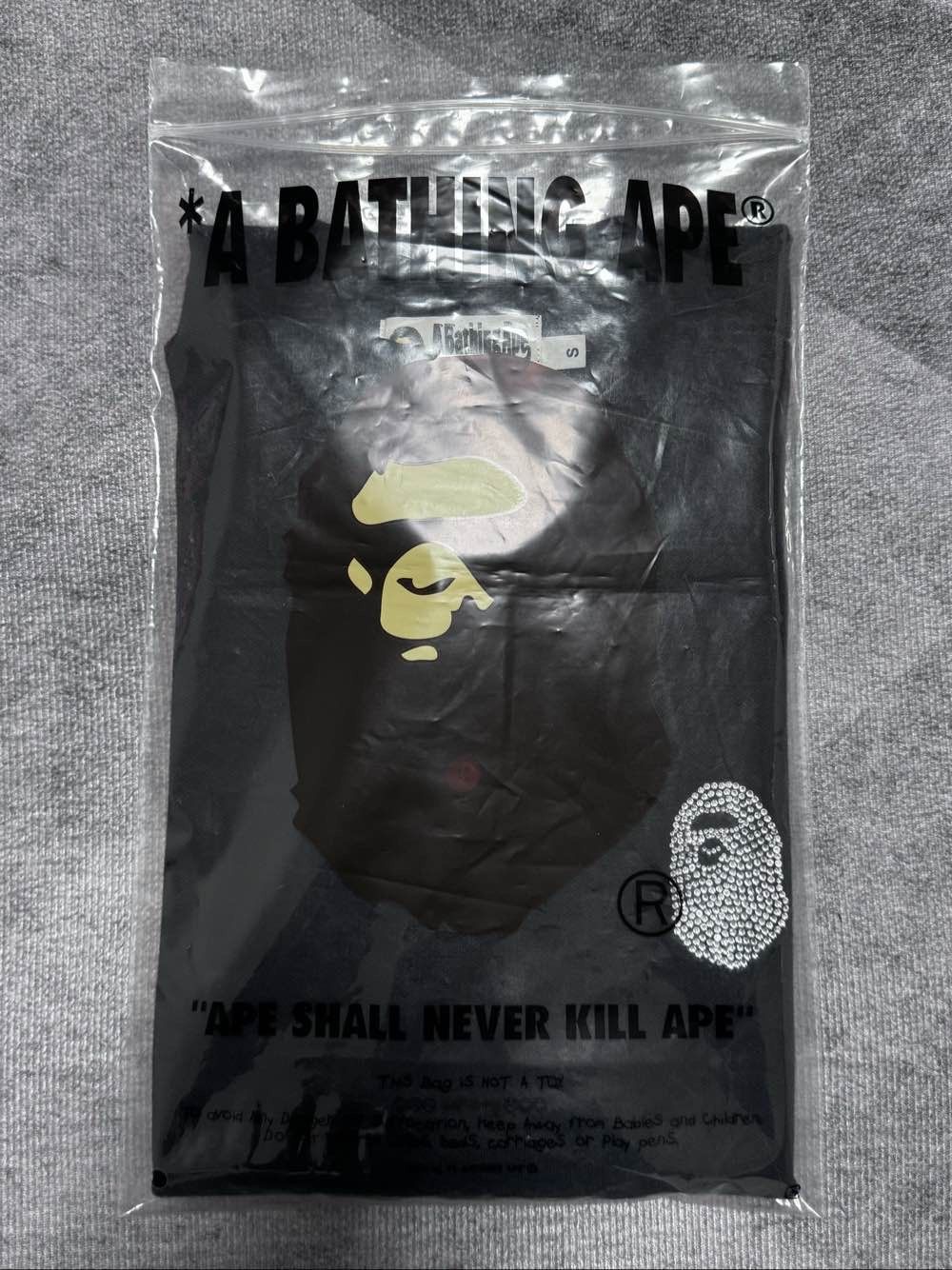 Bape A Bathing Ape Rhinestone Ape Head Polo Size S Size US S / EU 44-46 / 1 - 6 Thumbnail