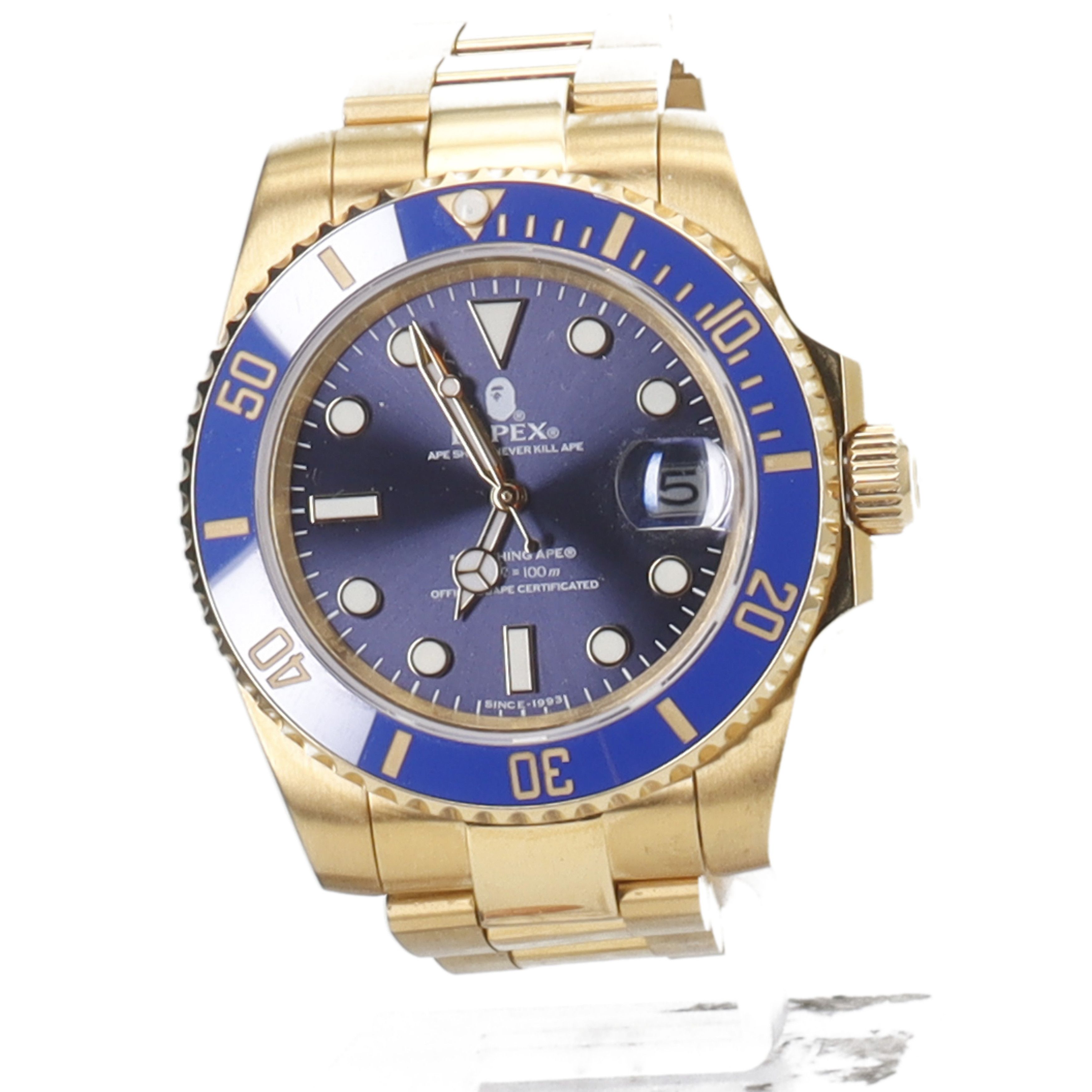 Bape A BATHING APE BAPEX Type 1 Gold Watch ONE SIZE Size ONE SIZE - 3 Thumbnail