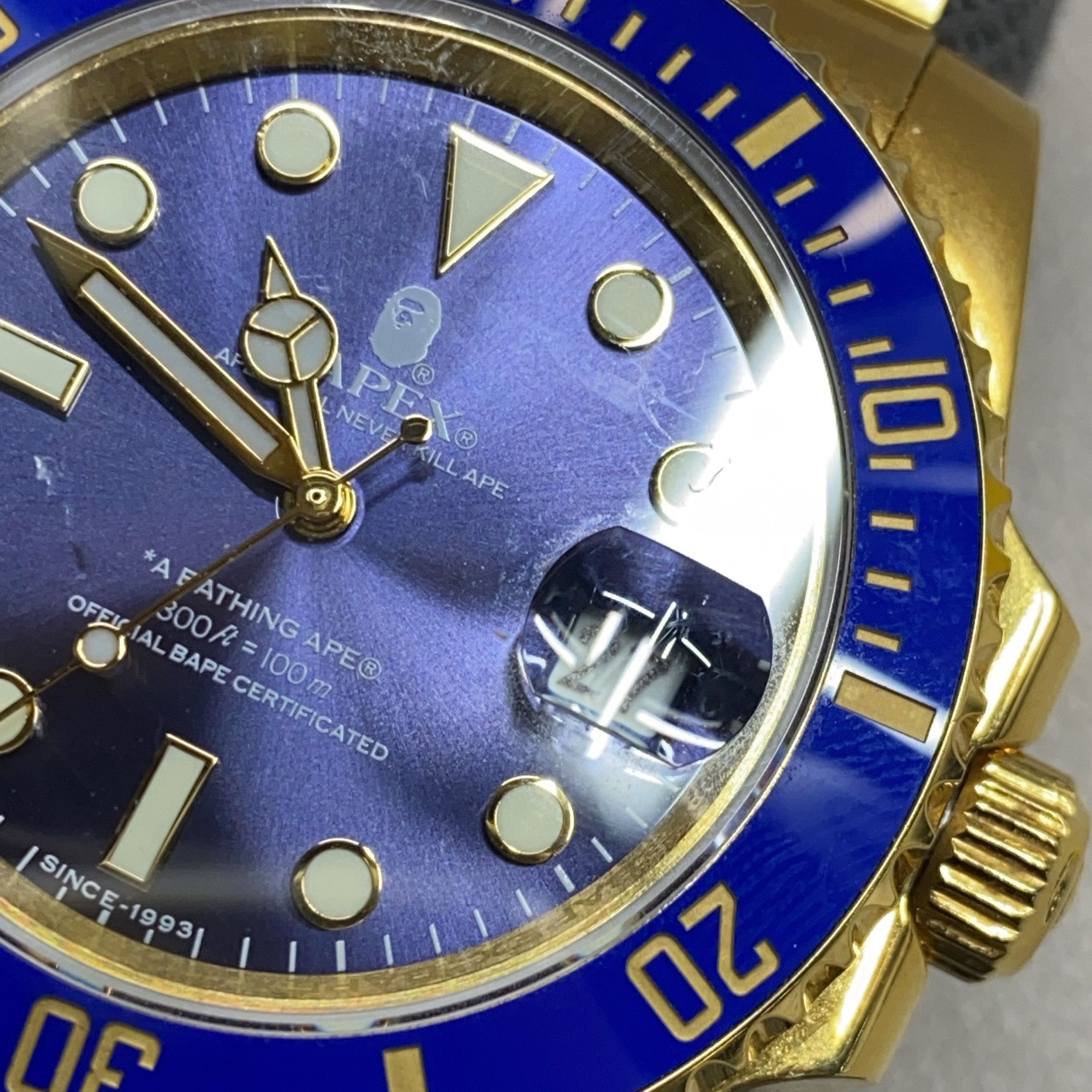 Bape A BATHING APE BAPEX Type 1 Gold Watch ONE SIZE Size ONE SIZE - 6 Thumbnail