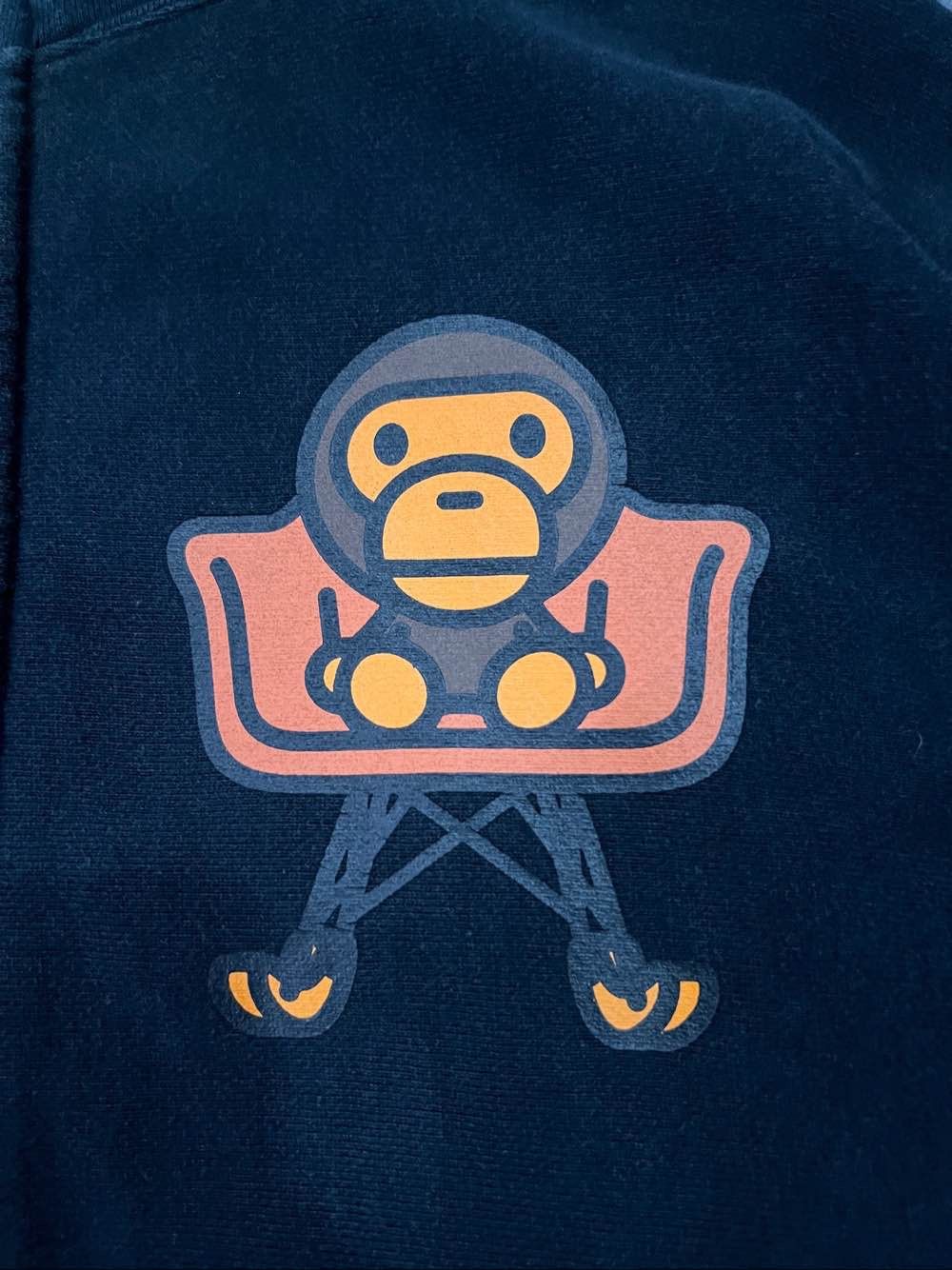 Bape A Bathing Ape Baby Milo Zip Hoodie Black Size M Size US M / EU 48-50 / 2 - 14 Thumbnail