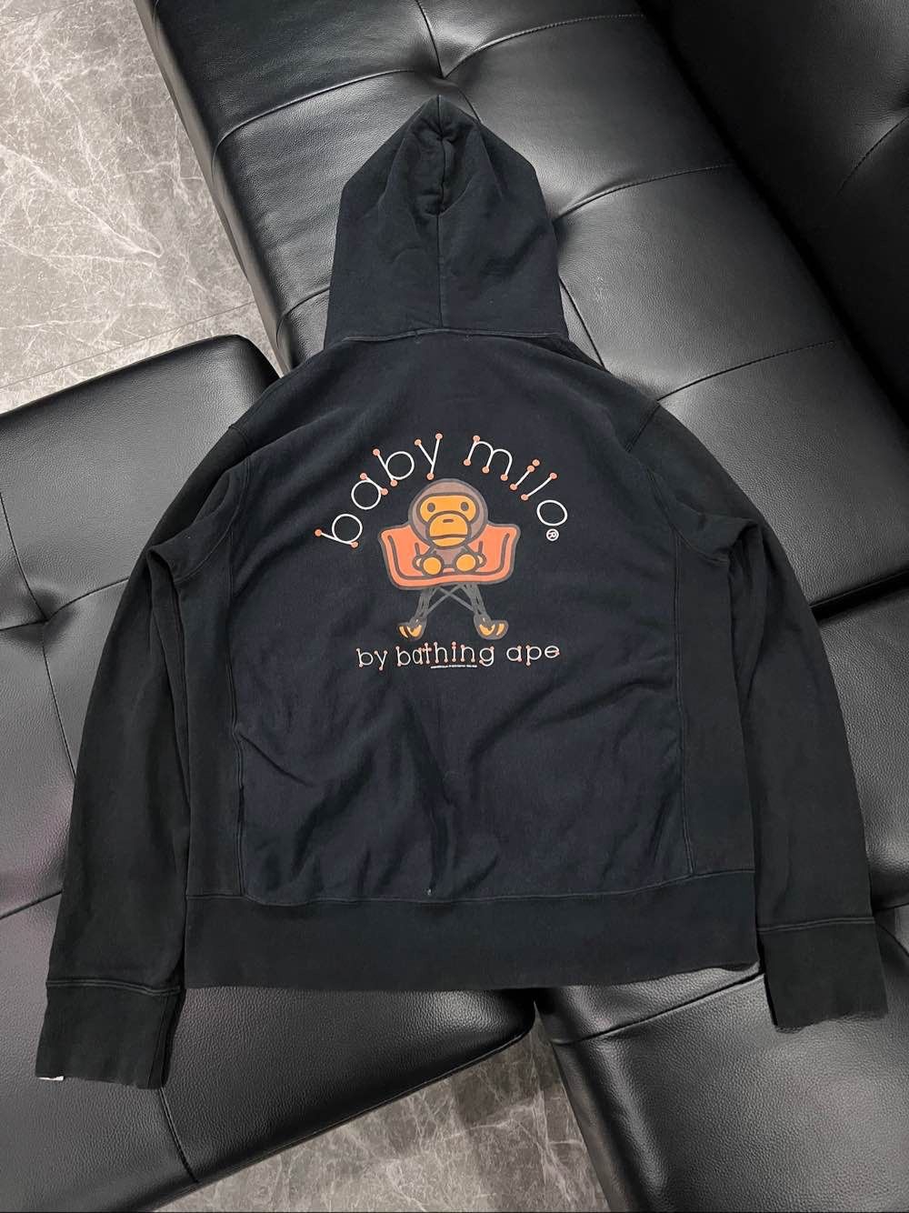 Bape A Bathing Ape Baby Milo Zip Hoodie Black Size M Size US M / EU 48-50 / 2 - 17 Thumbnail