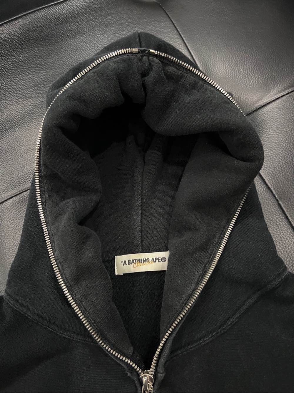 Bape A Bathing Ape Baby Milo Zip Hoodie Black Size M Size US M / EU 48-50 / 2 - 16 Thumbnail