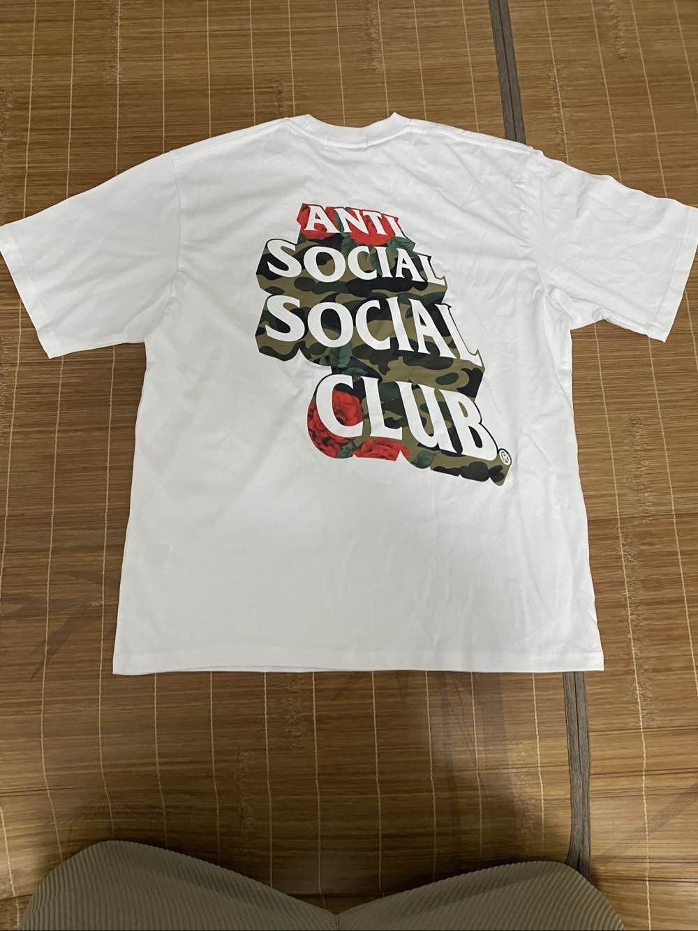 Bape A Bathing Ape x Anti Social Social Club Camo Rose T-Shirt S Size US S / EU 44-46 / 1 - 2 Thumbnail