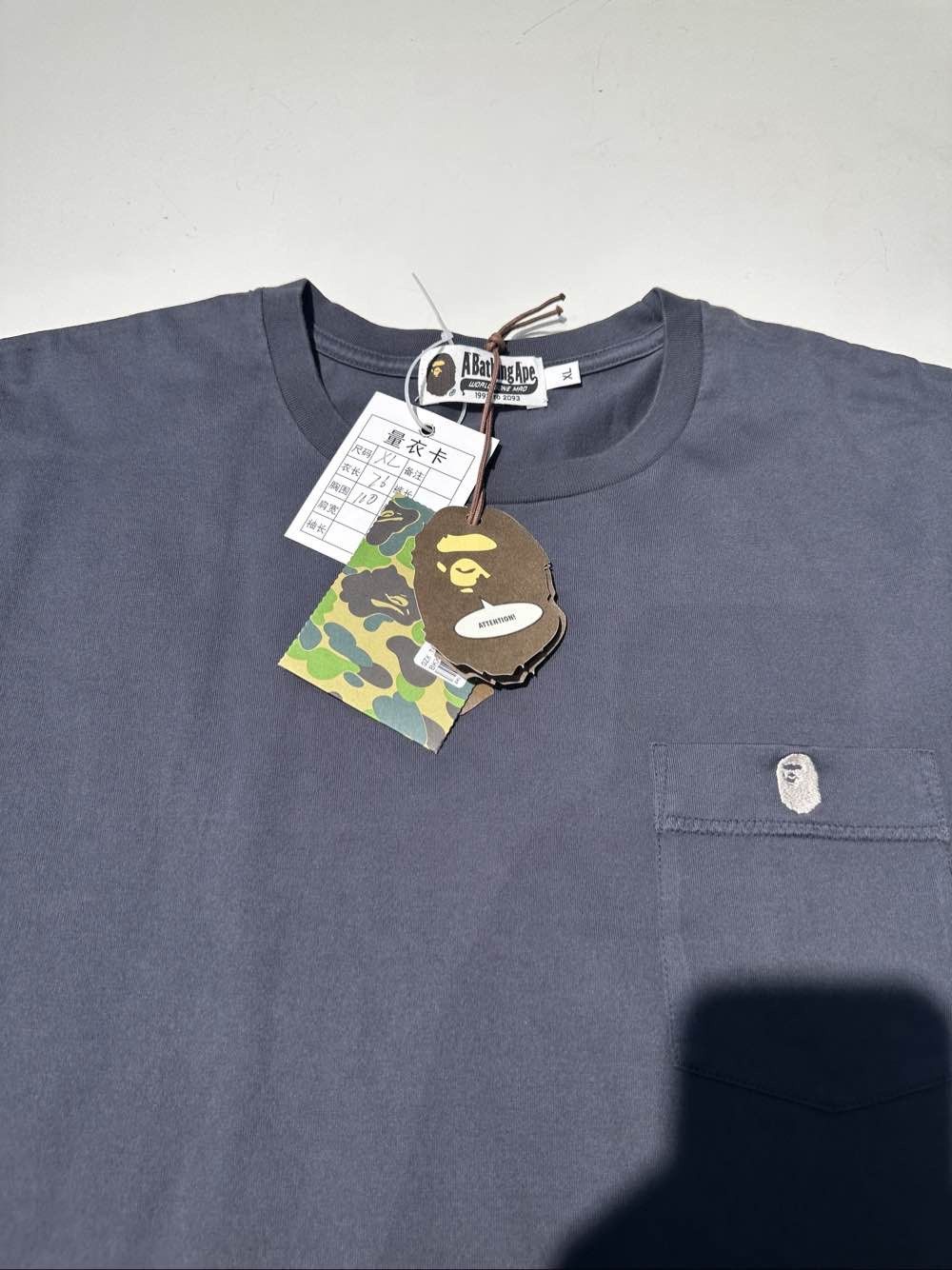 Bape A BATHING APE Pocket T-Shirt Size XL Size US XL / EU 56 / 4 - 6 Thumbnail