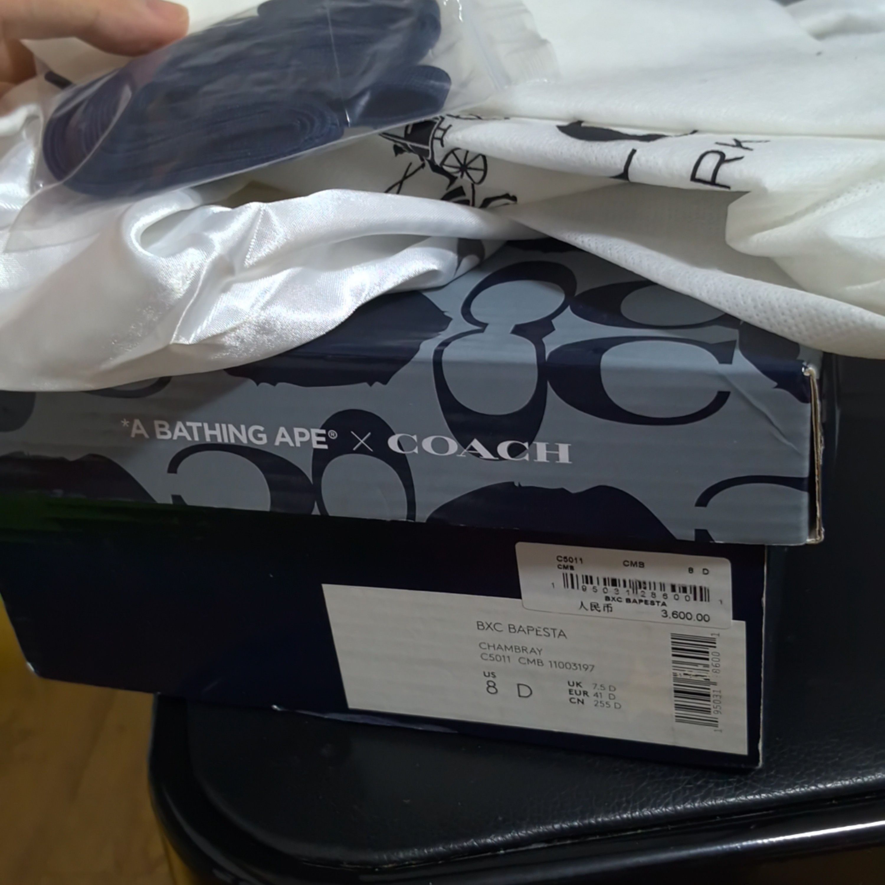 Bape A BATHING APE x Coach BAPE STA Low-Top Sneakers US 8 Size US 8 / EU 41 - 6 Thumbnail