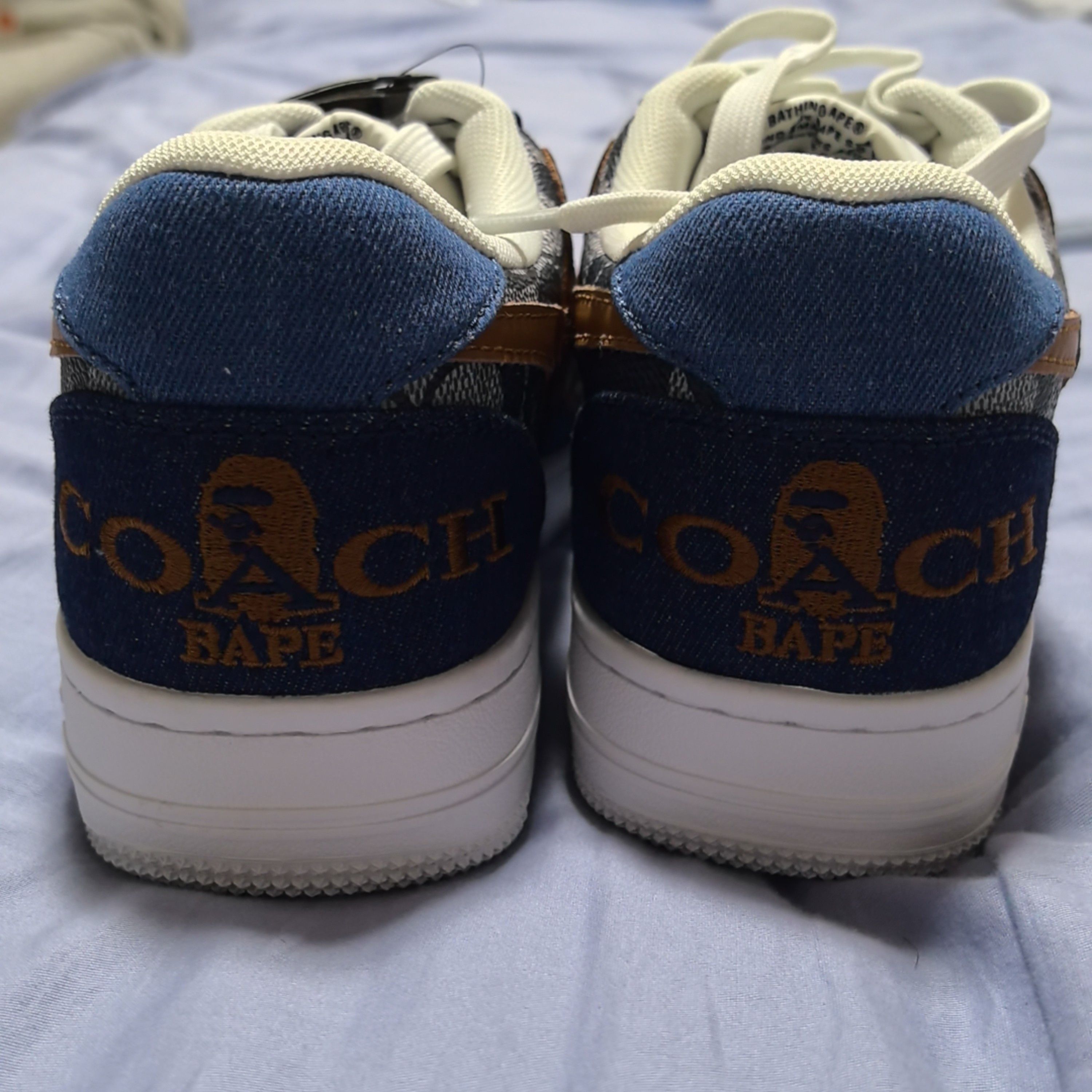 Bape A BATHING APE x Coach BAPE STA Low-Top Sneakers US 8 Size US 8 / EU 41 - 3 Thumbnail