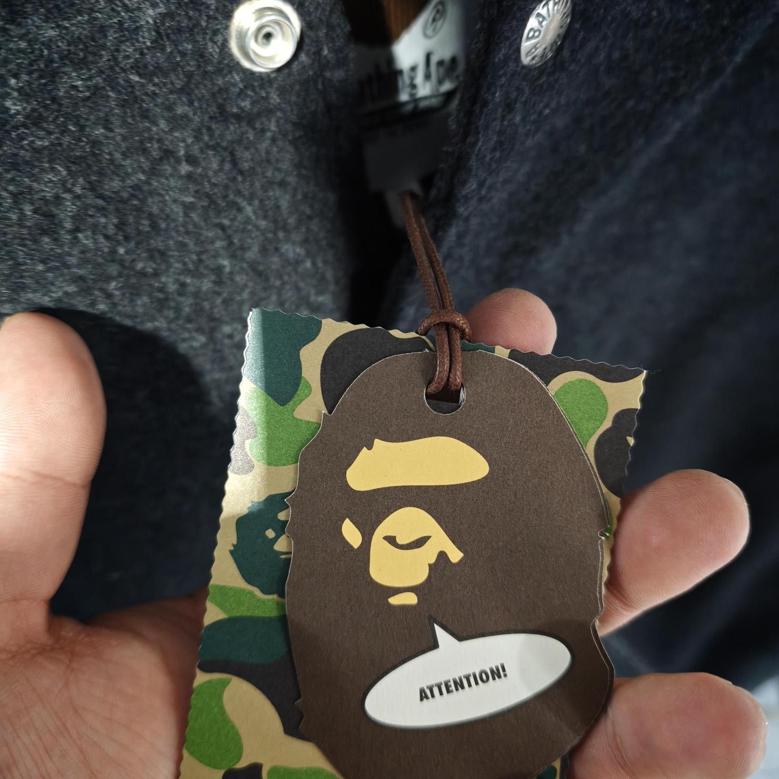 Bape A Bathing Ape Shark Leather Sleeve Bomber Jacket XXL Size US XXL / EU 58 / 5 - 5 Thumbnail