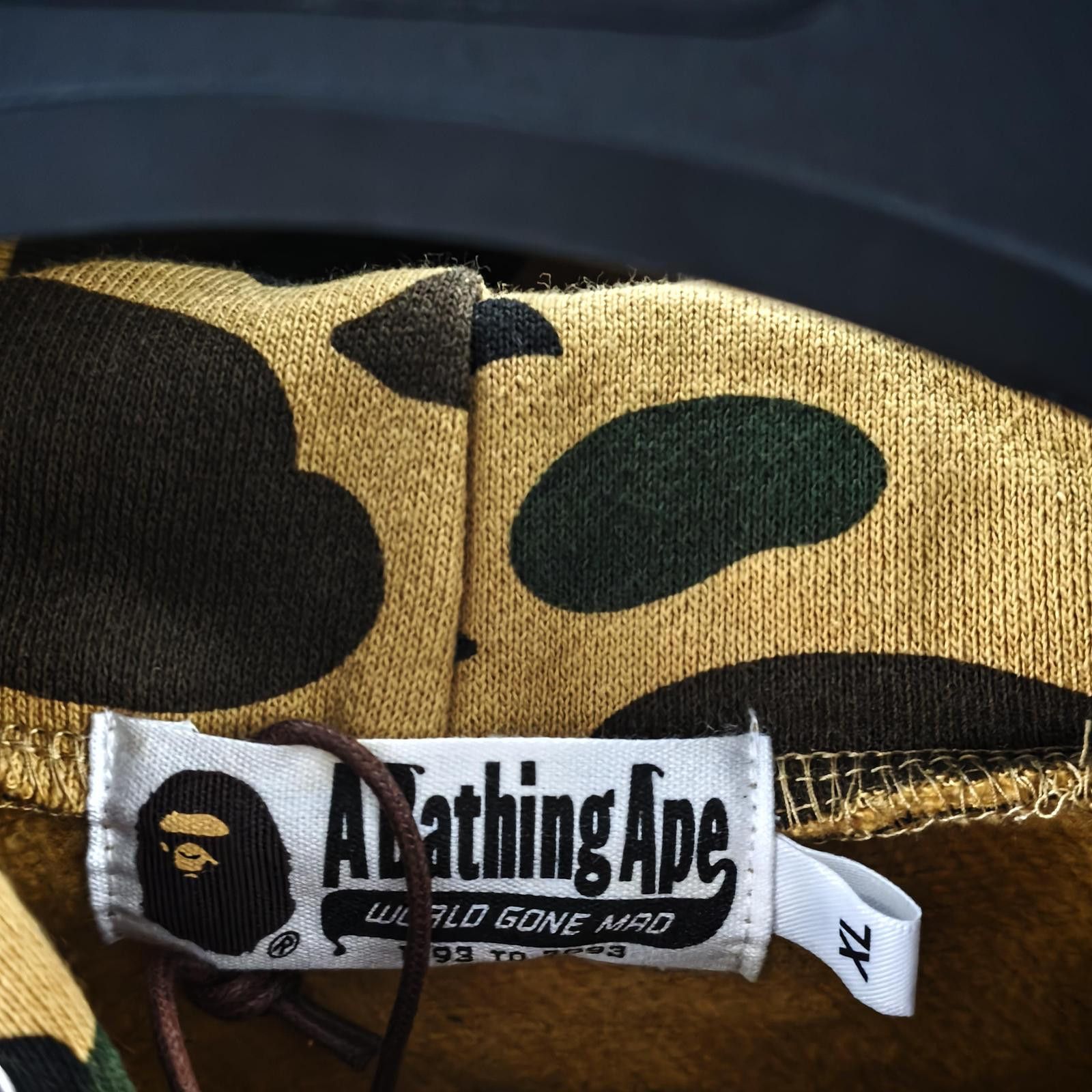 Bape A Bathing Ape Camo Logo Pullover Hoodie Size XL Size US XL / EU 56 / 4 - 3 Thumbnail
