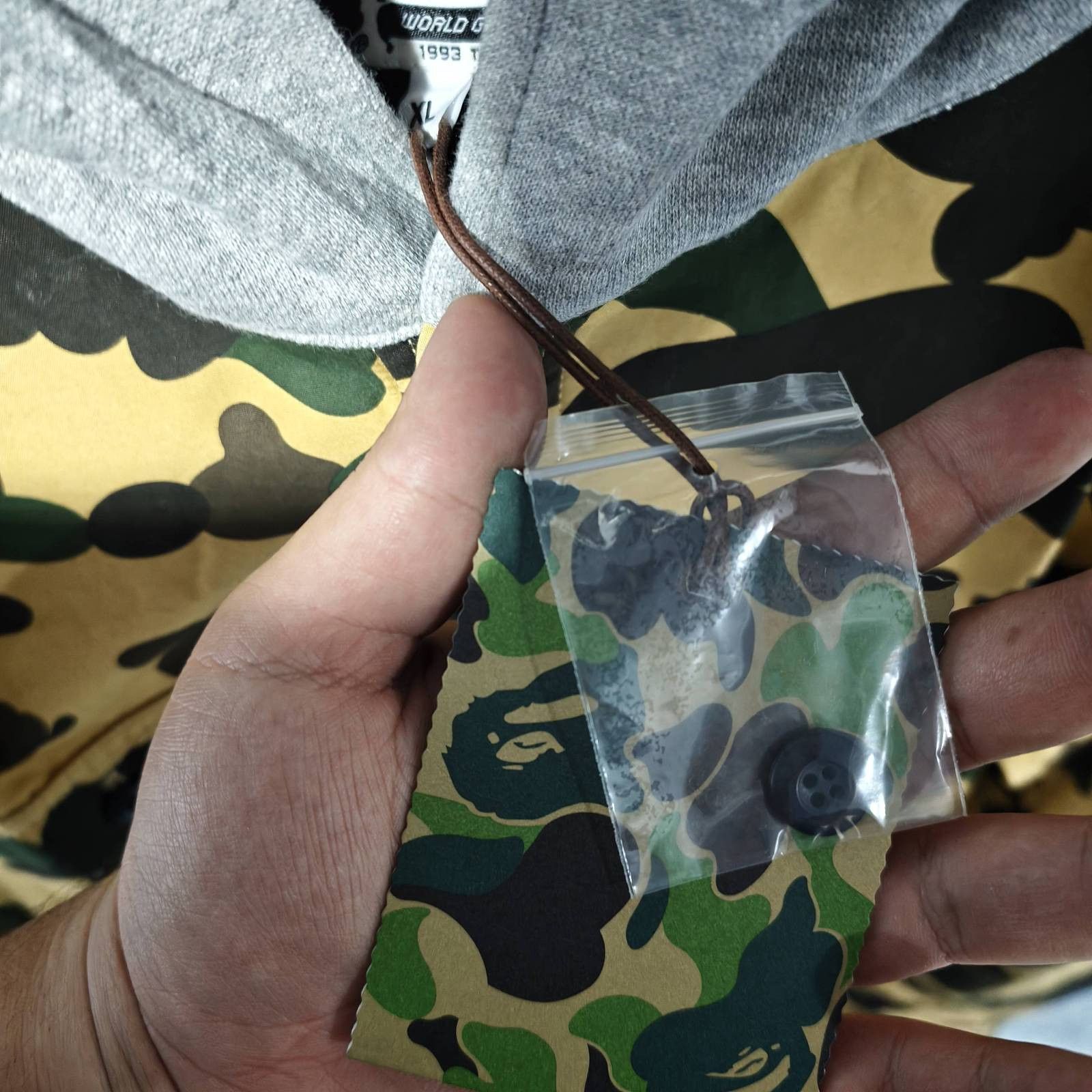 Bape A Bathing Ape Camo Shark Button Up Shirt Size XL Size US XL / EU 56 / 4 - 5 Thumbnail
