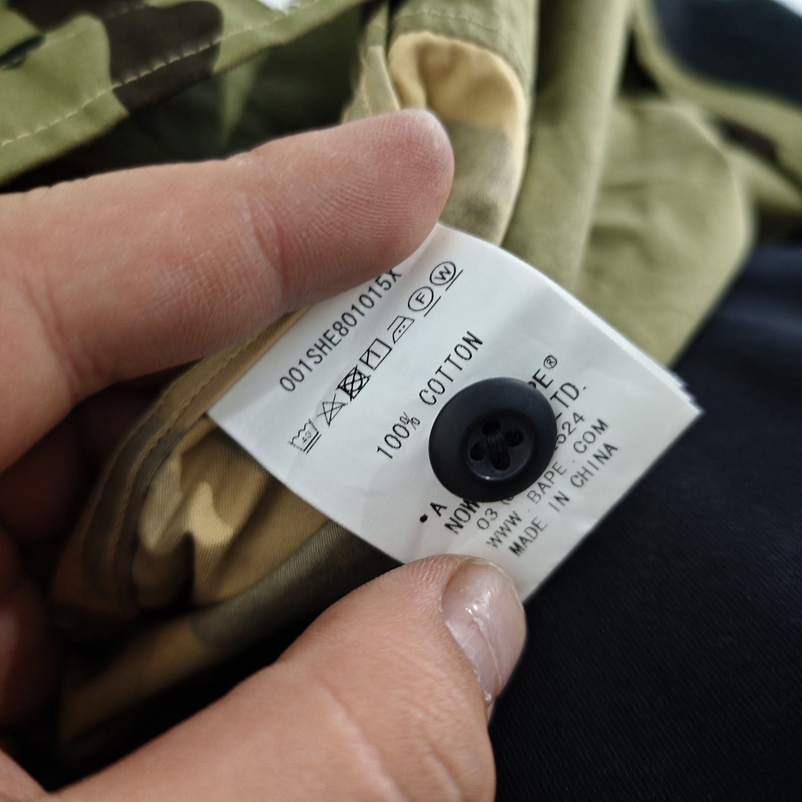 Bape A Bathing Ape 1st Camo Button Up Shirt Size XXL Size US XXL / EU 58 / 5 - 6 Thumbnail