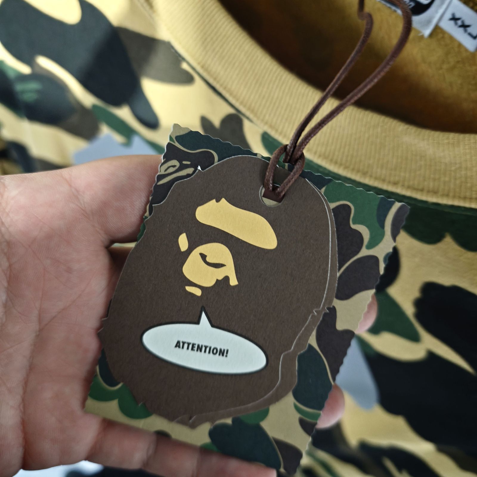Bape A Bathing Ape Camo Crewneck Sweatshirt Size XXL Size US XXL / EU 58 / 5 - 5 Thumbnail