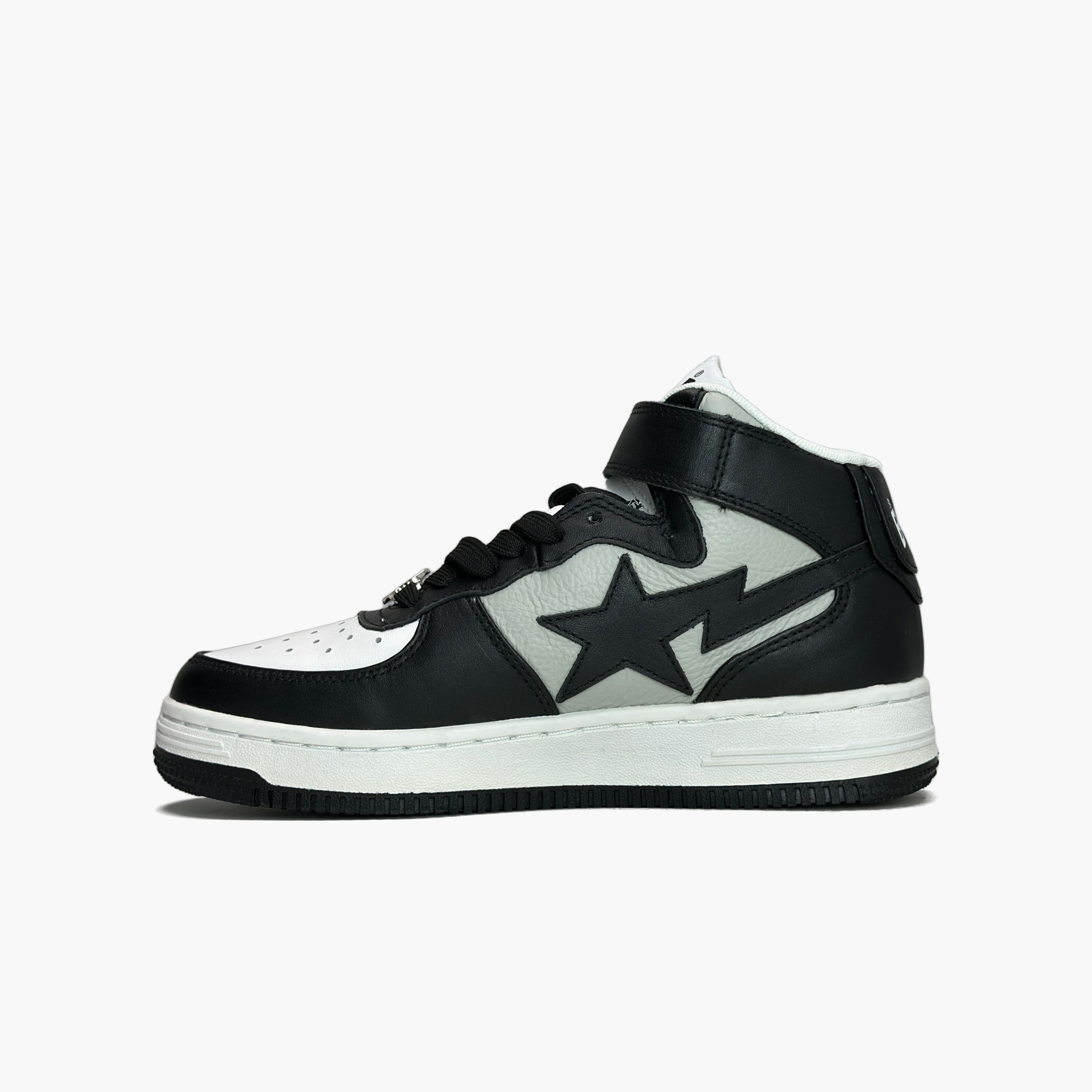Bape A Bathing Ape Bape Sta Mid Black Sneakers US 6.5 Size US 6.5 / IT 36.5 - 3 Thumbnail