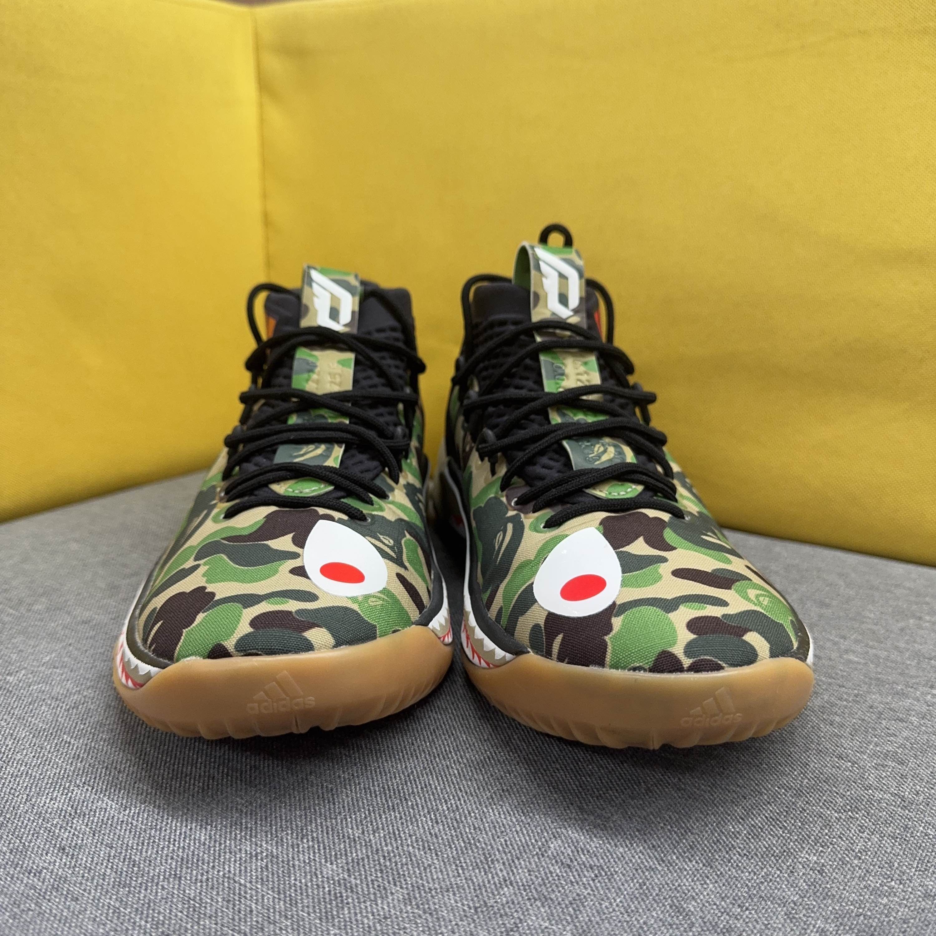 Adidas × Bape A BATHING APE x adidas Camo D Lillard 4 Sneakers US 8.5 Size US 9 / EU 42 - 2 Thumbnail