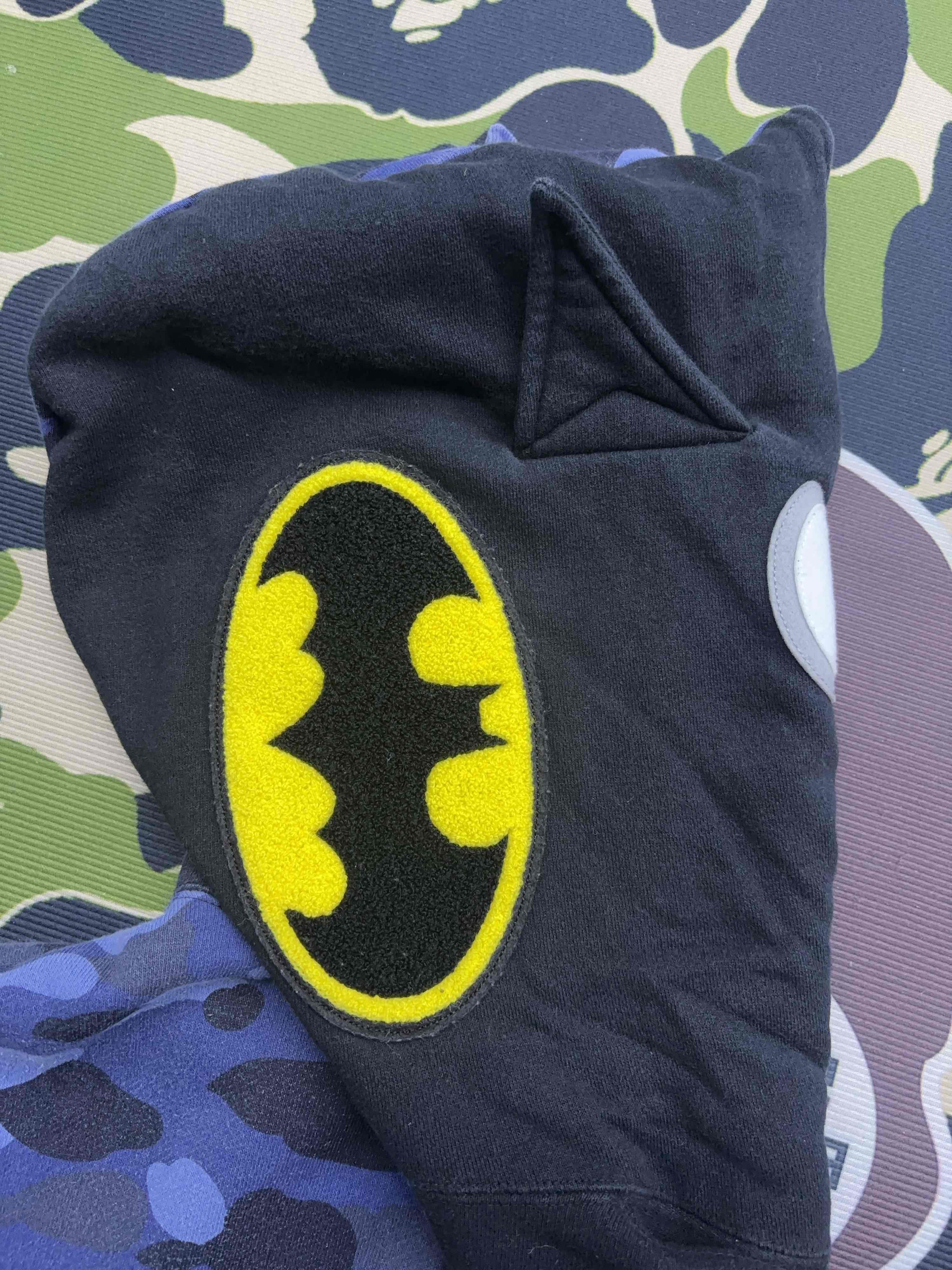 Bape A Bathing Ape x Batman Split Full Zip Hoodie Size XL Size US XL / EU 56 / 4 - 8 Thumbnail