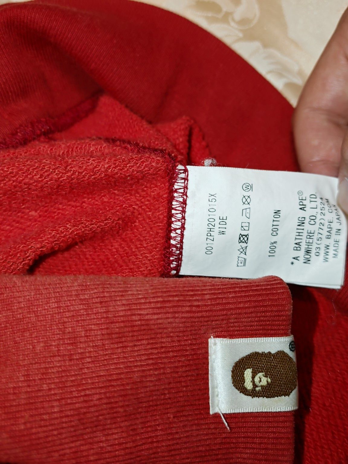 Bape A BATHING APE Red Camo Shark Hoodie Size XXL Size US XXL / EU 58 / 5 - 4 Thumbnail