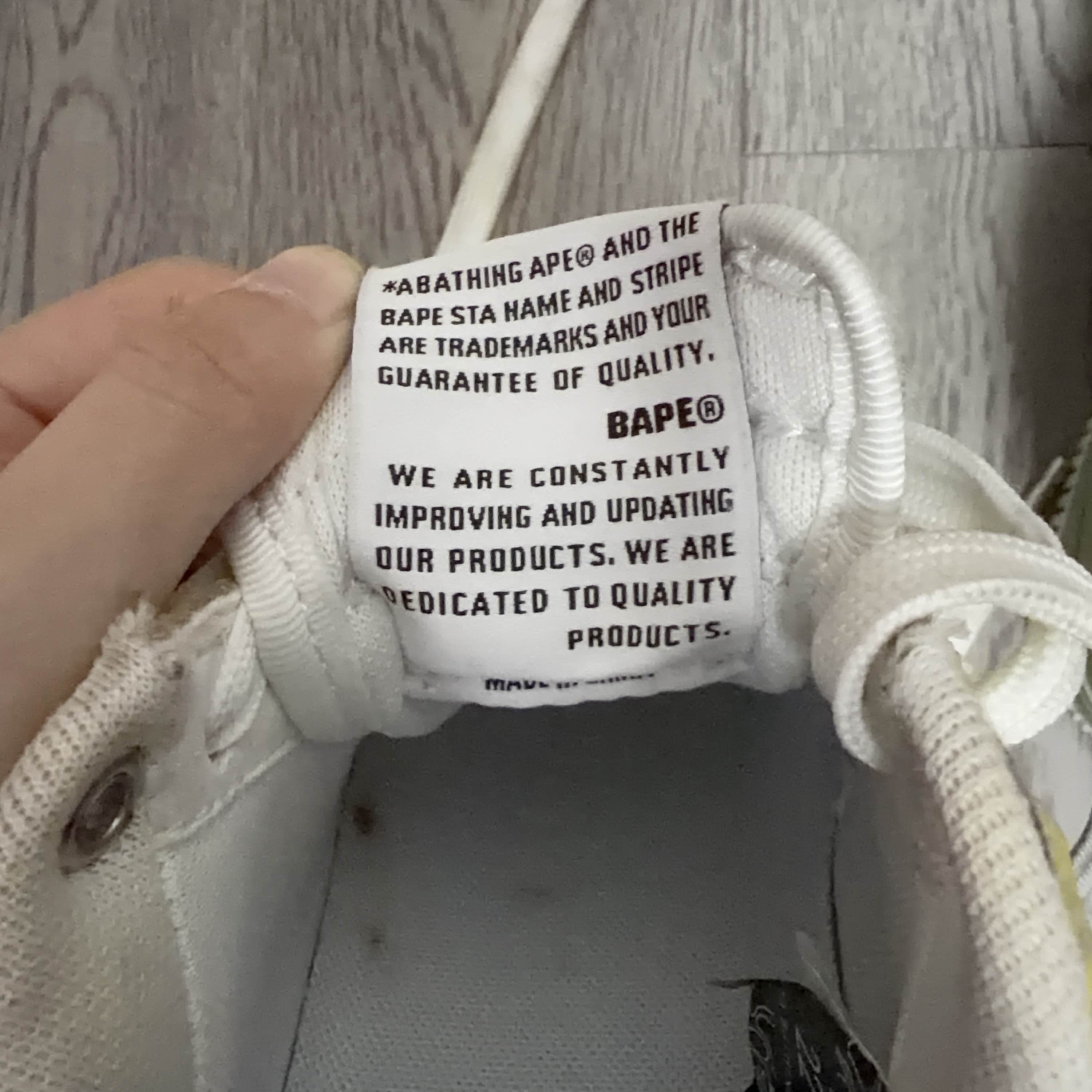 Bape A Bathing Ape Bape STA Patent Sneakers Size US 4 Size US 4 / IT 34 - 9 Thumbnail