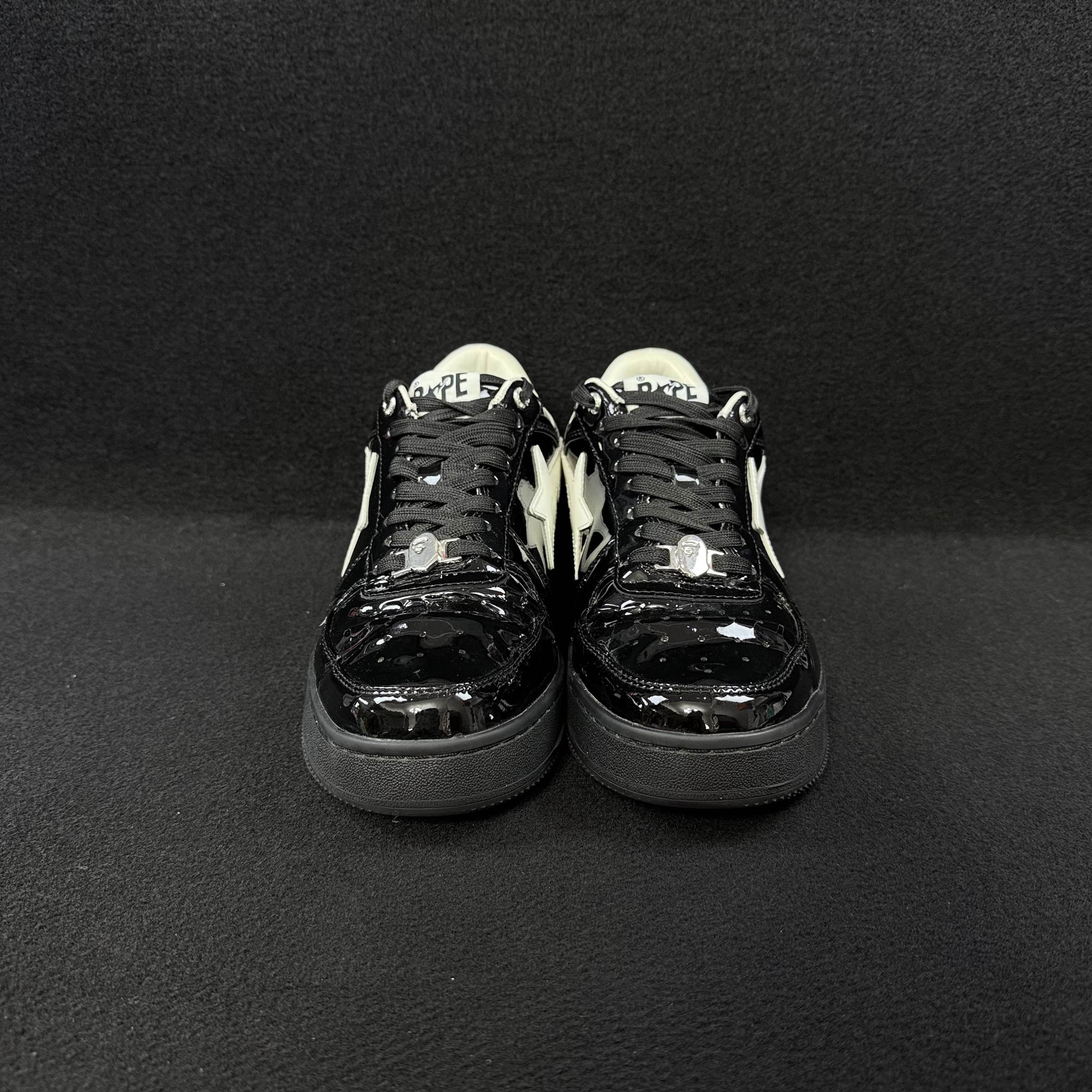 Bape A BATHING APE Patent Leather Bape Sta Sneakers US 9 Size US 9 / EU 42 - 2 Thumbnail