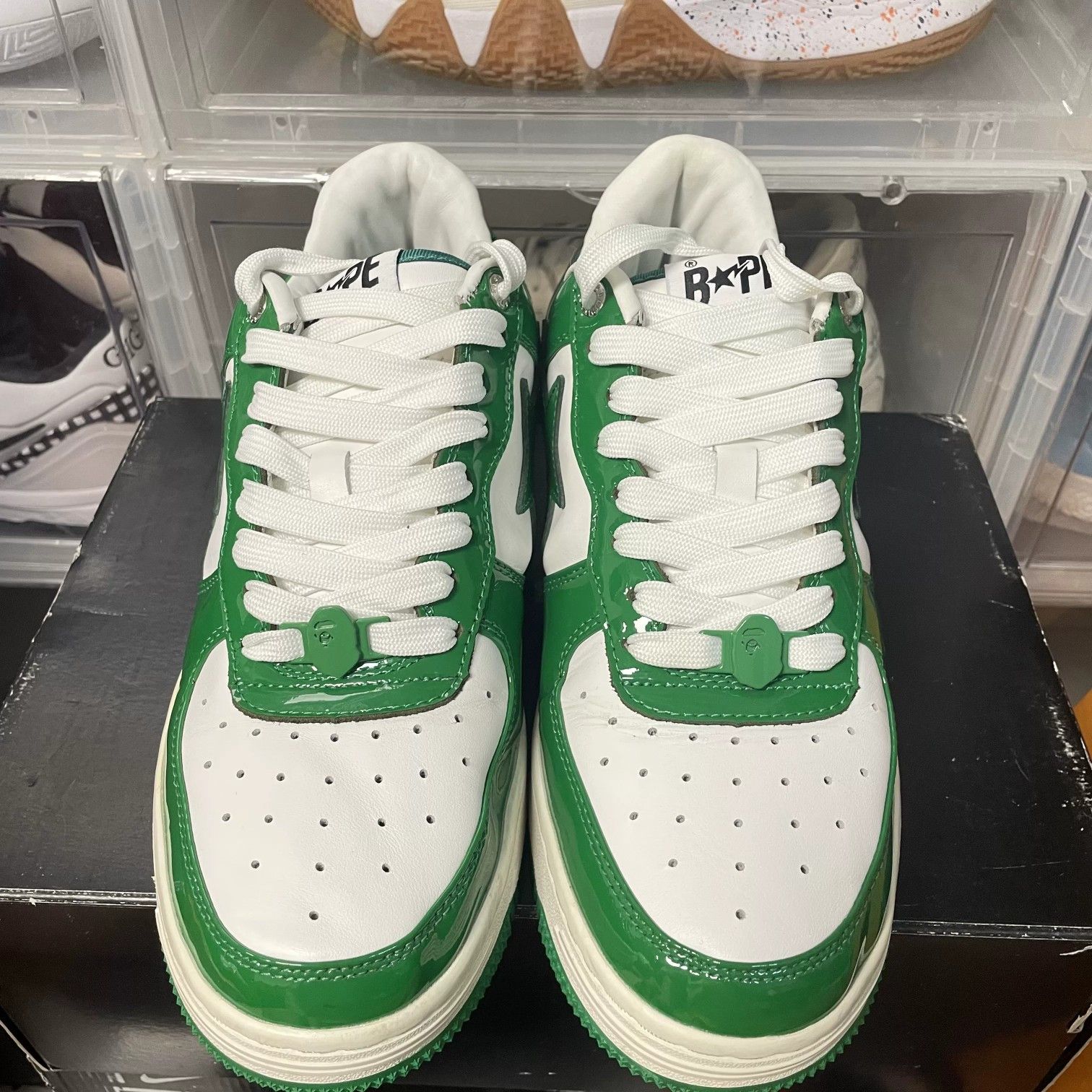 Bape A Bathing Ape Patent Leather Bape Sta Sneakers US 10 Size US 11 / EU 44 - 2 Thumbnail