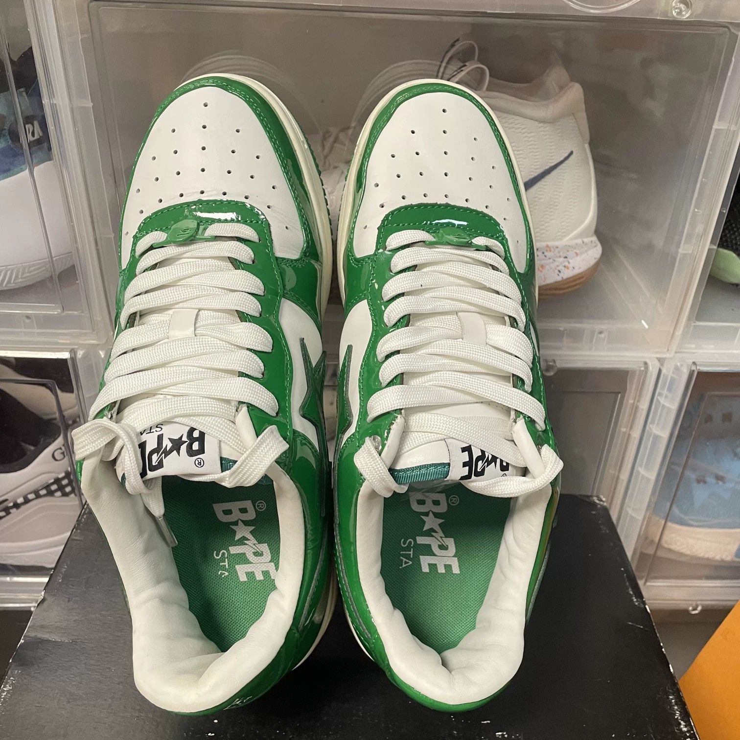 Bape A Bathing Ape Patent Leather Bape Sta Sneakers US 10 Size US 11 / EU 44 - 6 Thumbnail