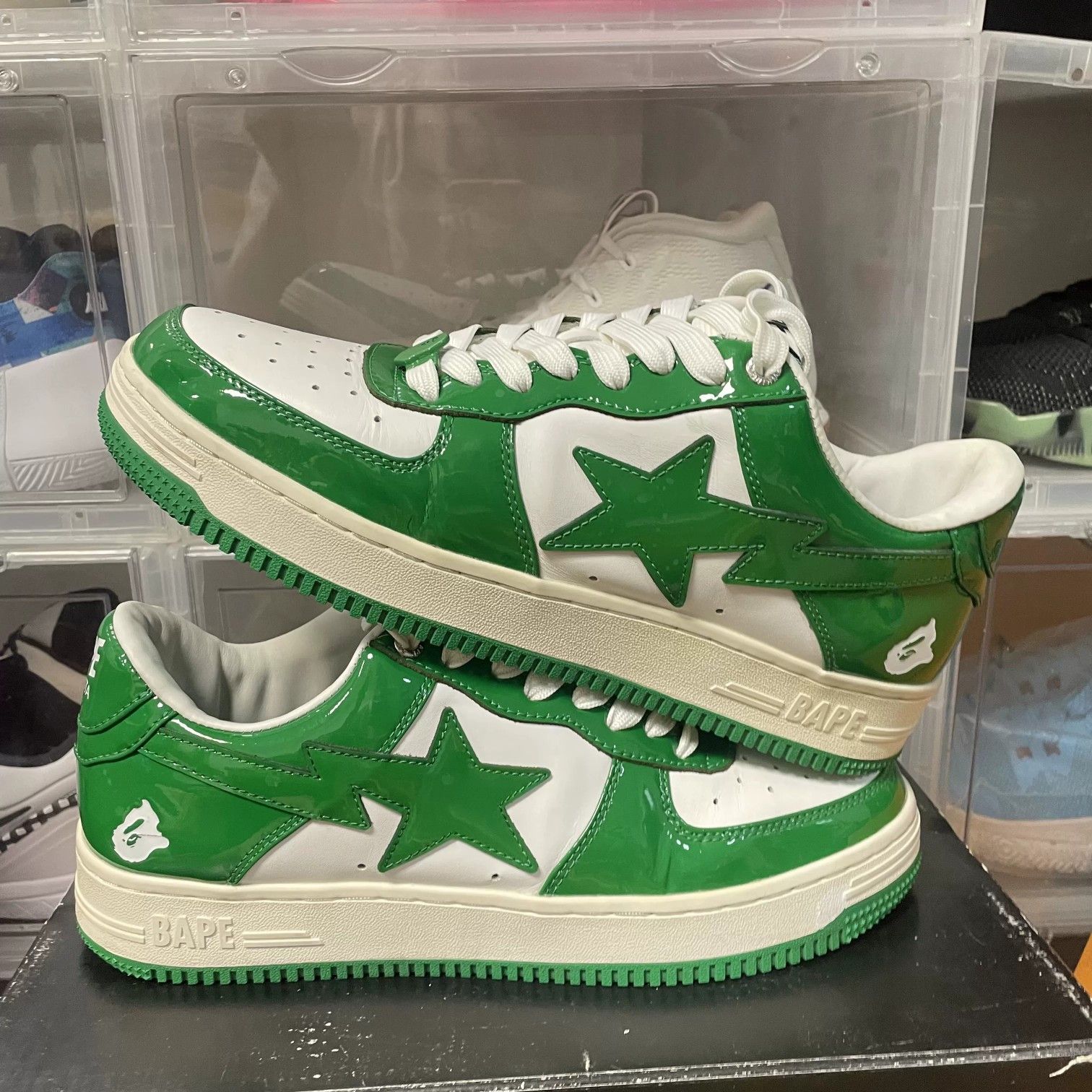 Bape A Bathing Ape Patent Leather Bape Sta Sneakers US 10 Size US 11 / EU 44 - 8 Thumbnail