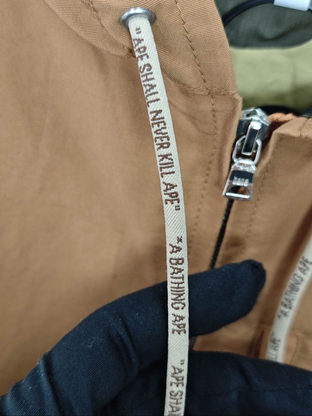 Bape A BATHING APE Camo Lined Zip Hoodie Size L Size US L / EU 52-54 / 3 - 5 Thumbnail
