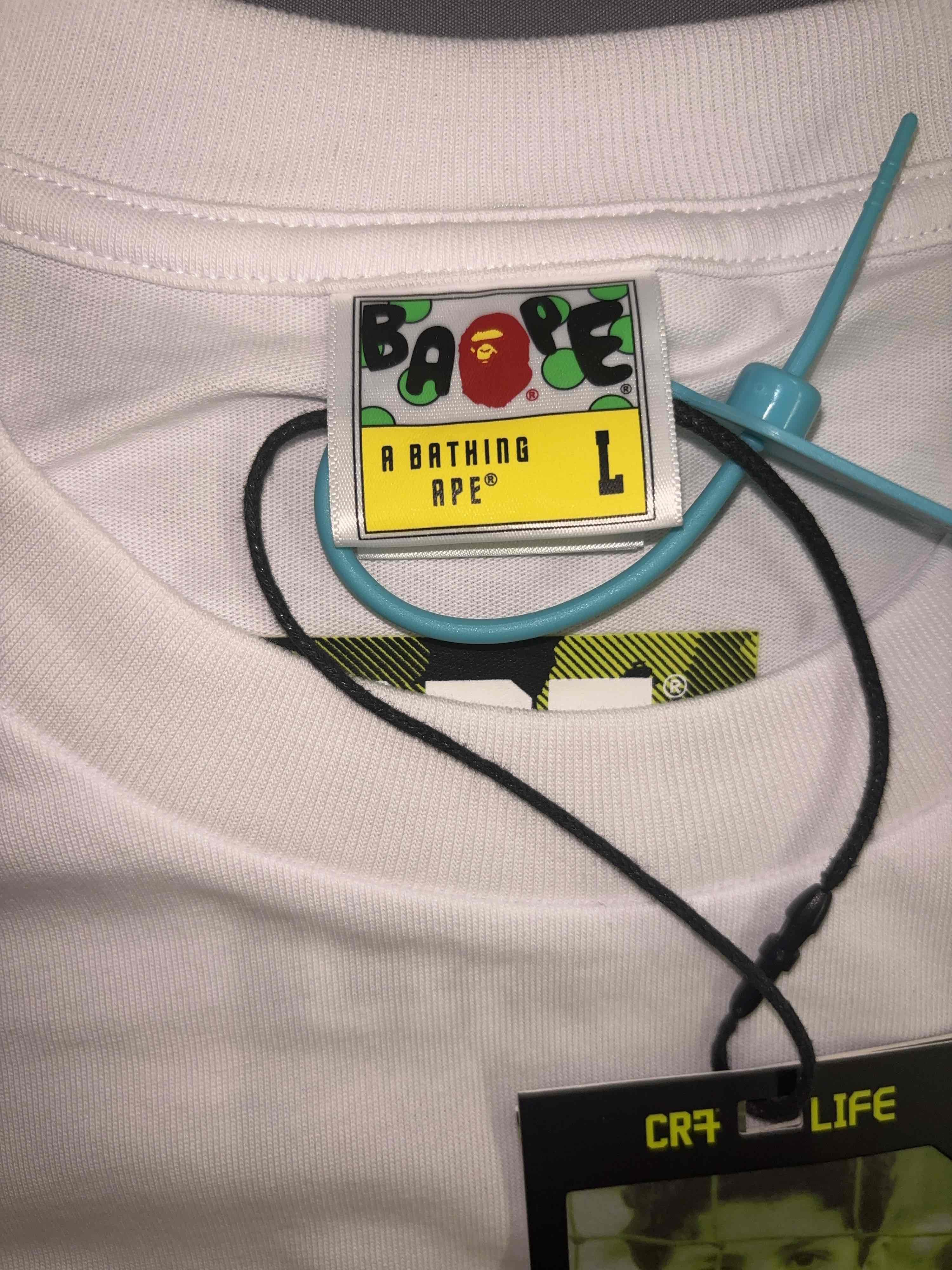 Bape A BATHING APE x CR7 Logo T-Shirt Size L Size US L / EU 52-54 / 3 - 3 Thumbnail