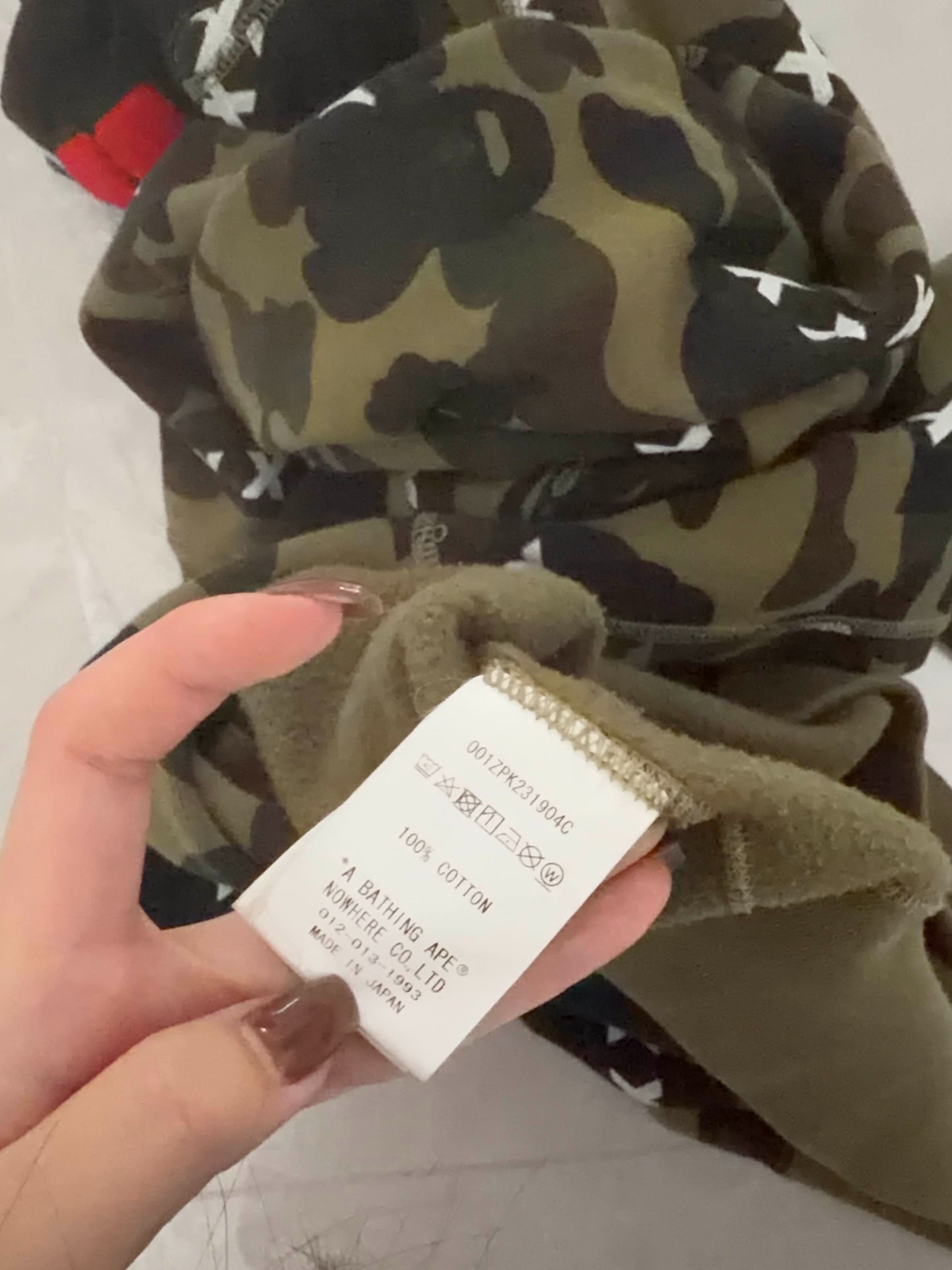 Bape A Bathing Ape Camo Shark Full Zip Hoodie Size M Size US M / EU 48-50 / 2 - 4 Thumbnail