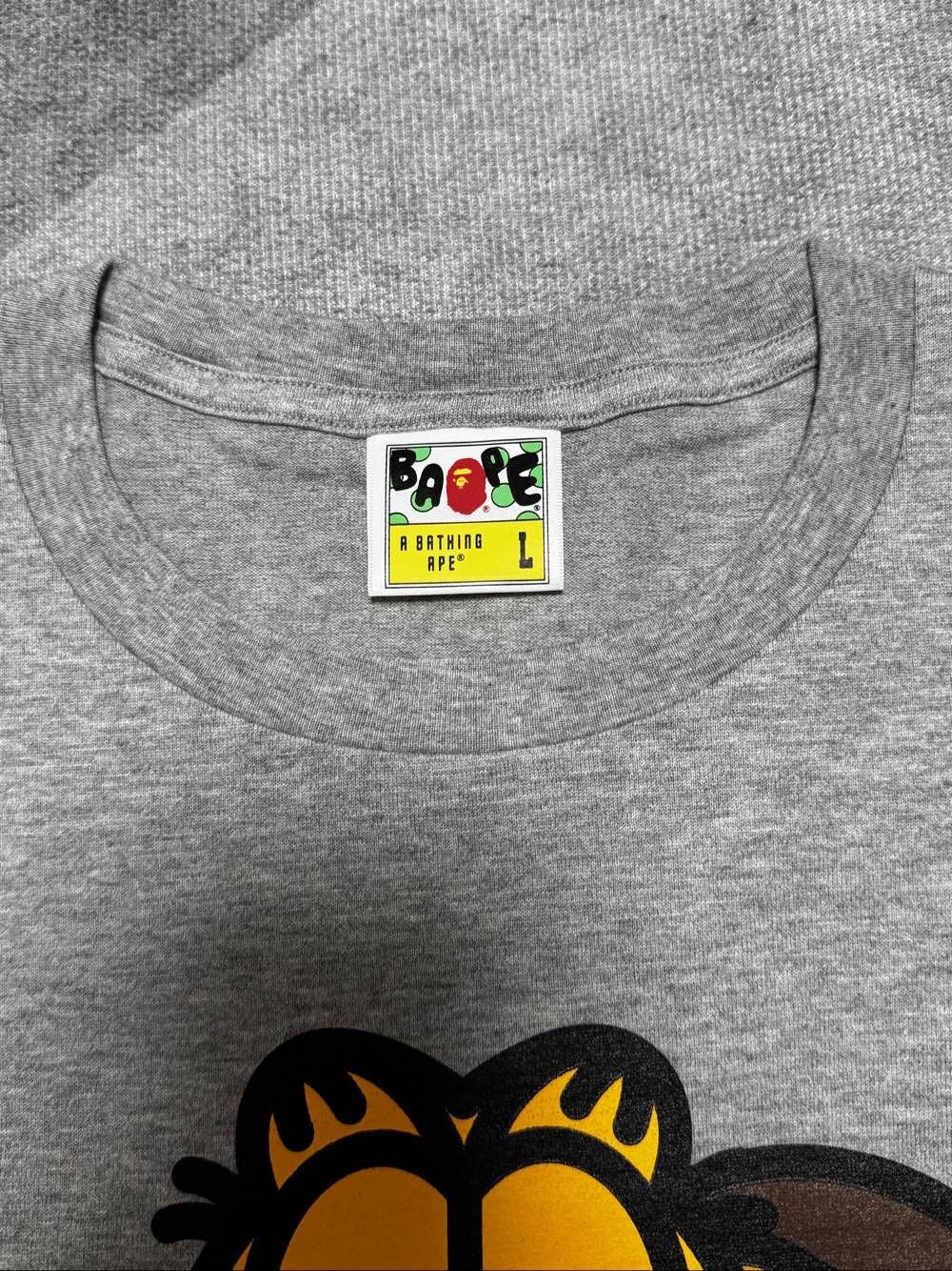 Bape BAPE x Garfield Baby Milo Graphic T-Shirt Size L Size US L / EU 52-54 / 3 - 3 Thumbnail