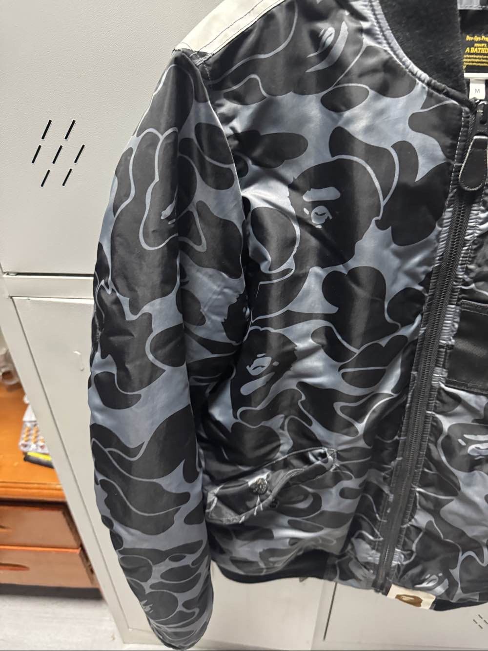 Bape A Bathing Ape Camo Bomber Jacket Size M Size US M / EU 48-50 / 2 - 5 Thumbnail