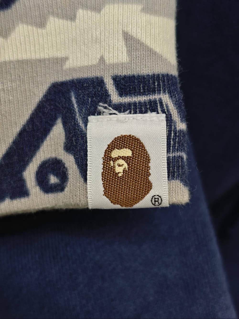 Bape A Bathing Ape Patterned Zip Hoodie Size S Size US S / EU 44-46 / 1 - 6 Thumbnail