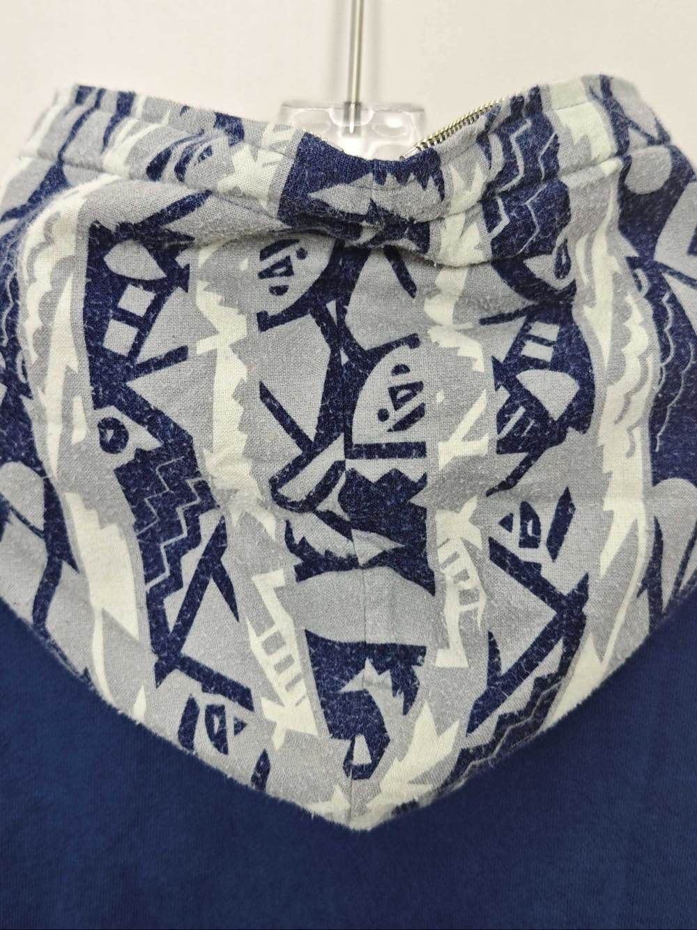 Bape A Bathing Ape Patterned Zip Hoodie Size S Size US S / EU 44-46 / 1 - 8 Thumbnail
