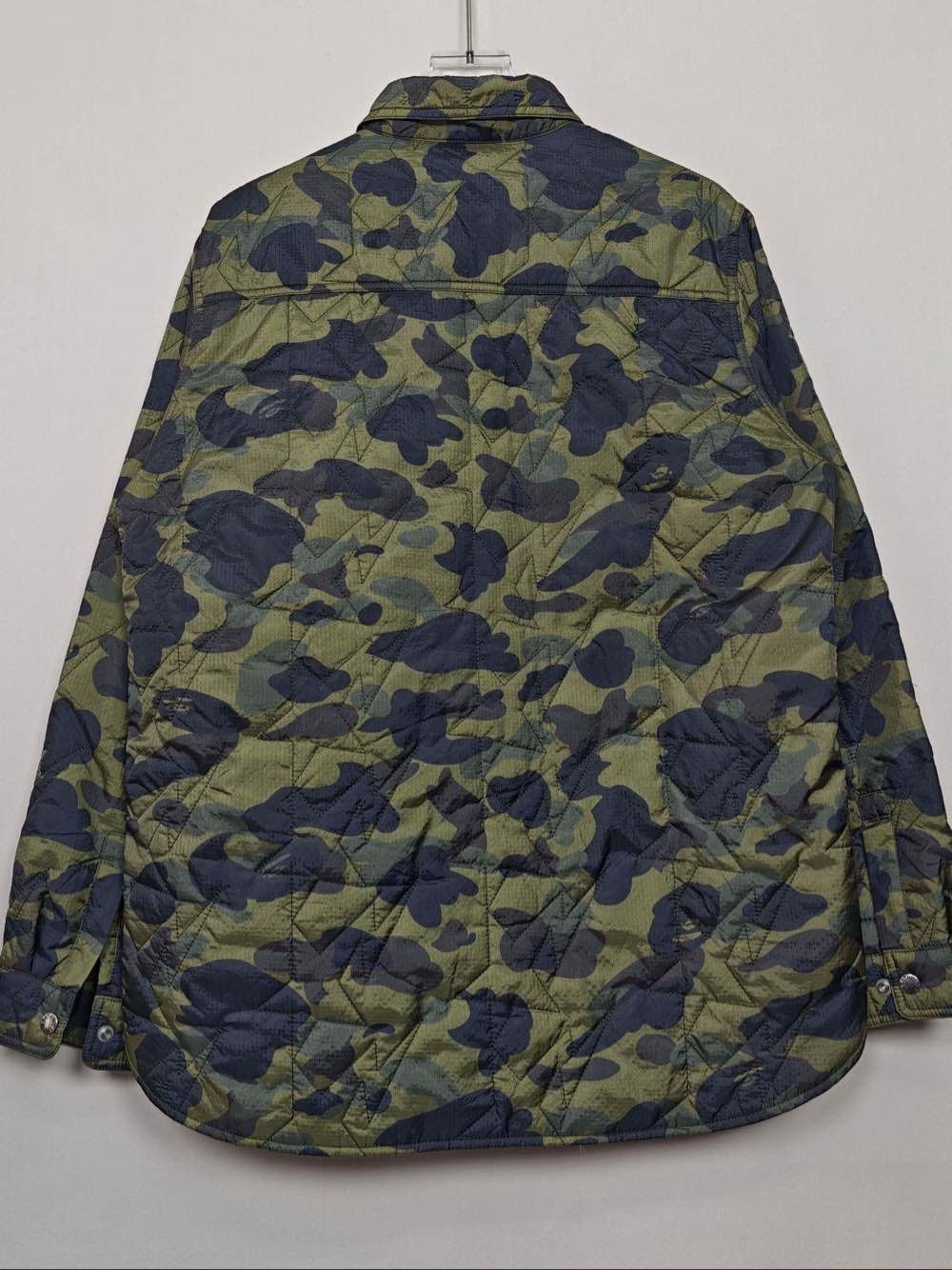 Bape A BATHING APE Camo Quilted Light Jacket Size L Size US L / EU 52-54 / 3 - 2 Thumbnail