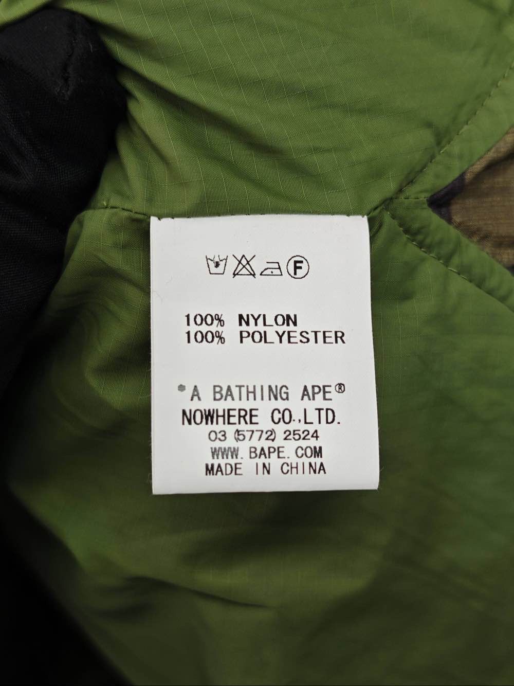 Bape A BATHING APE Camo Quilted Light Jacket Size L Size US L / EU 52-54 / 3 - 4 Thumbnail