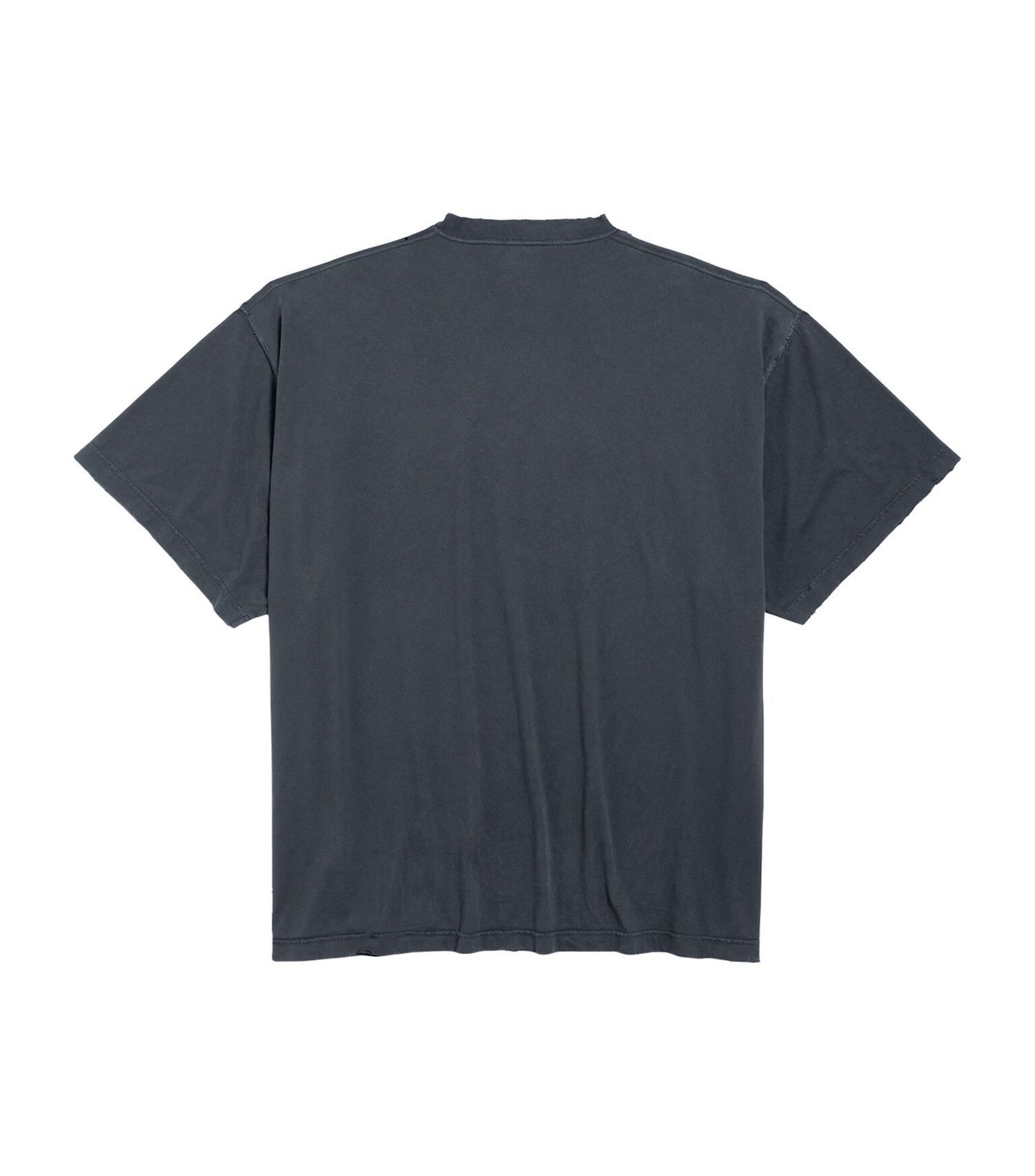 Balenciaga Fashion Designer Shrunk T-Shirt in Faded Black Size US S / EU 44-46 / 1 - 2 Thumbnail