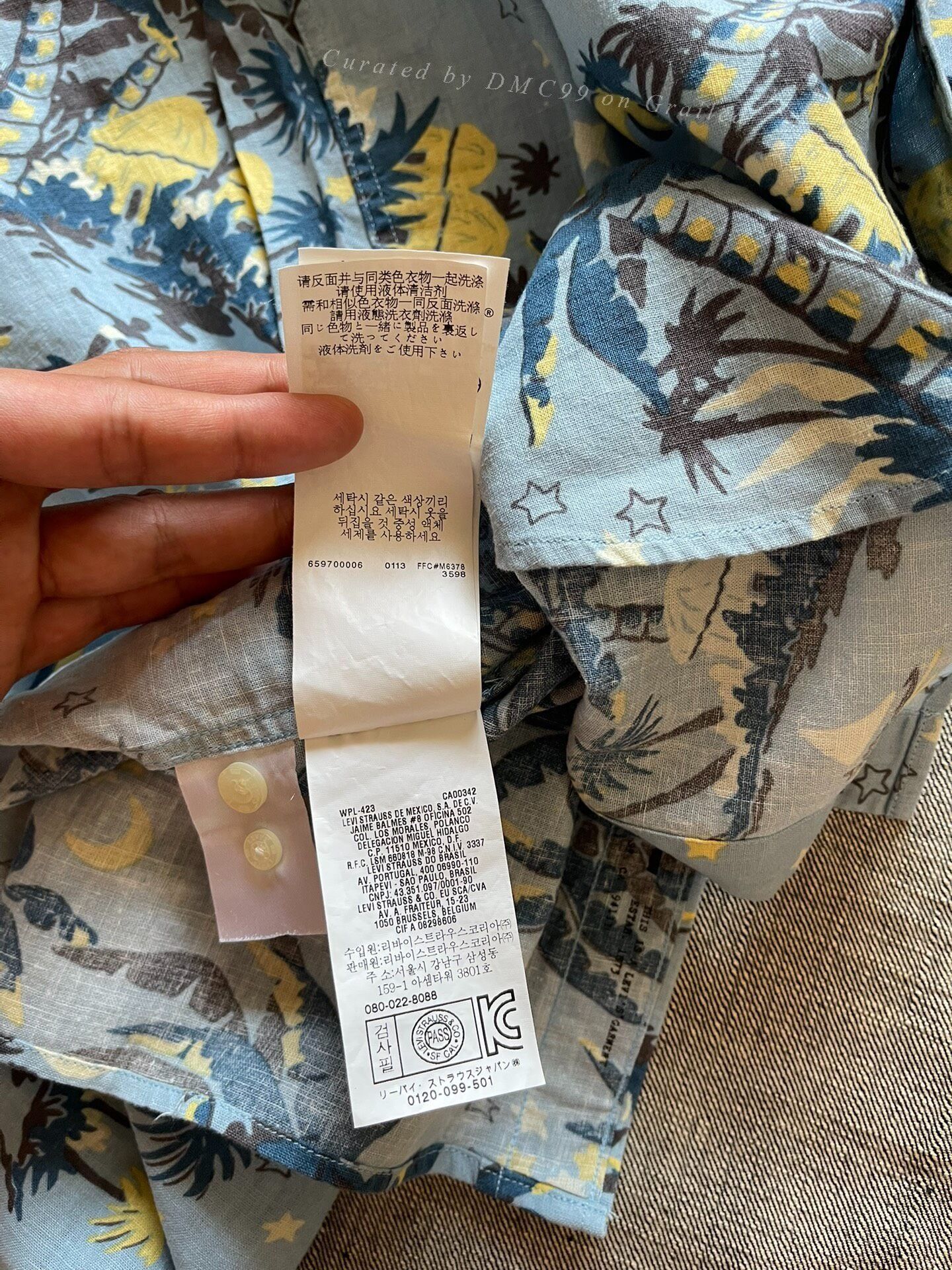 Levi's Levi's Hawaiian Short Sleeve Shirt Size US M / EU 48-50 / 2 - 8 Thumbnail