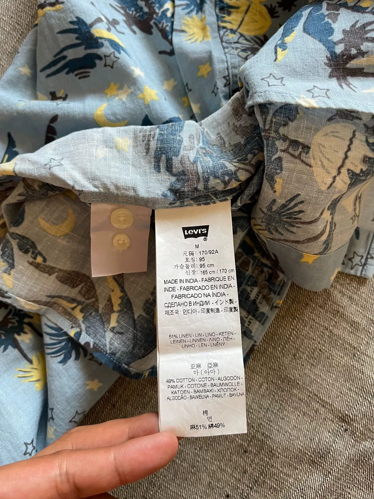 Levi's Levi's Hawaiian Short Sleeve Shirt Size US M / EU 48-50 / 2 - 5 Thumbnail