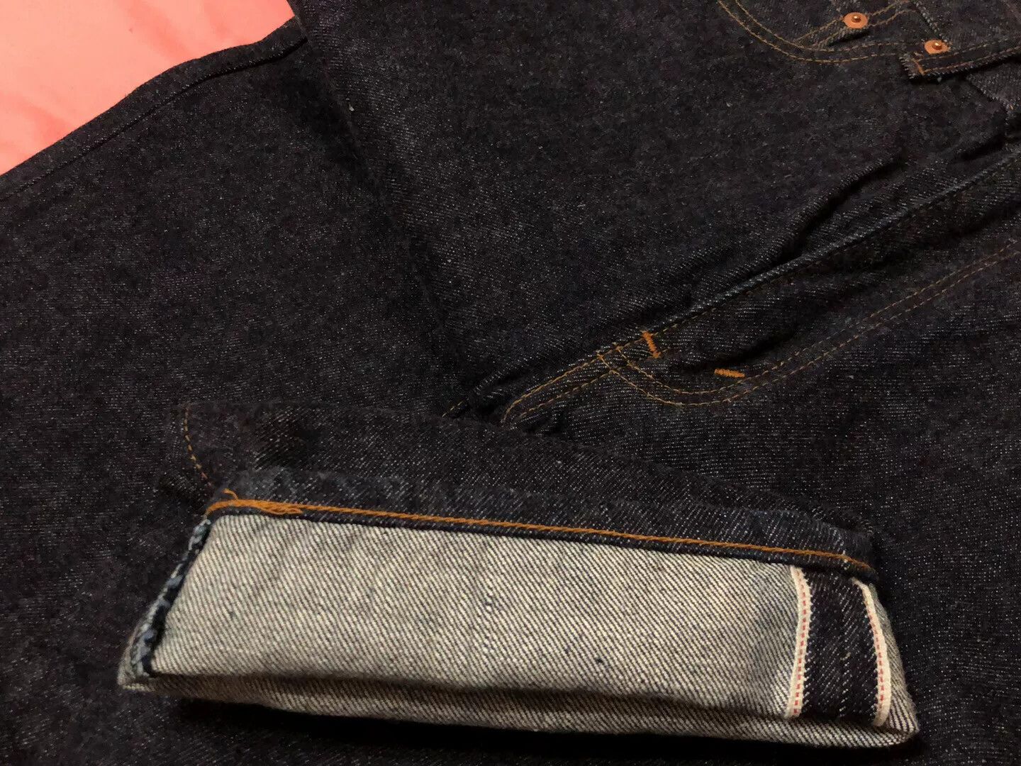 LVC LVC Levi's 502 J22 Raw Denim Jeans Size US 31 - 10 Thumbnail