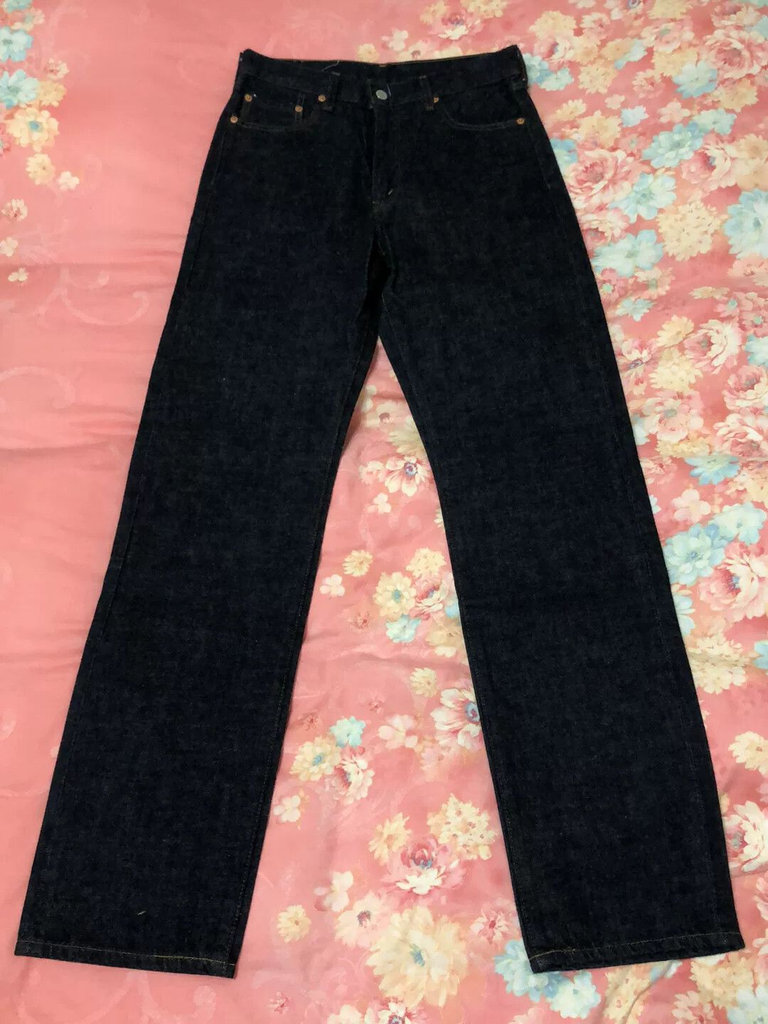 LVC LVC Levi's 502 J22 Raw Denim Jeans Size US 31 - 2 Thumbnail
