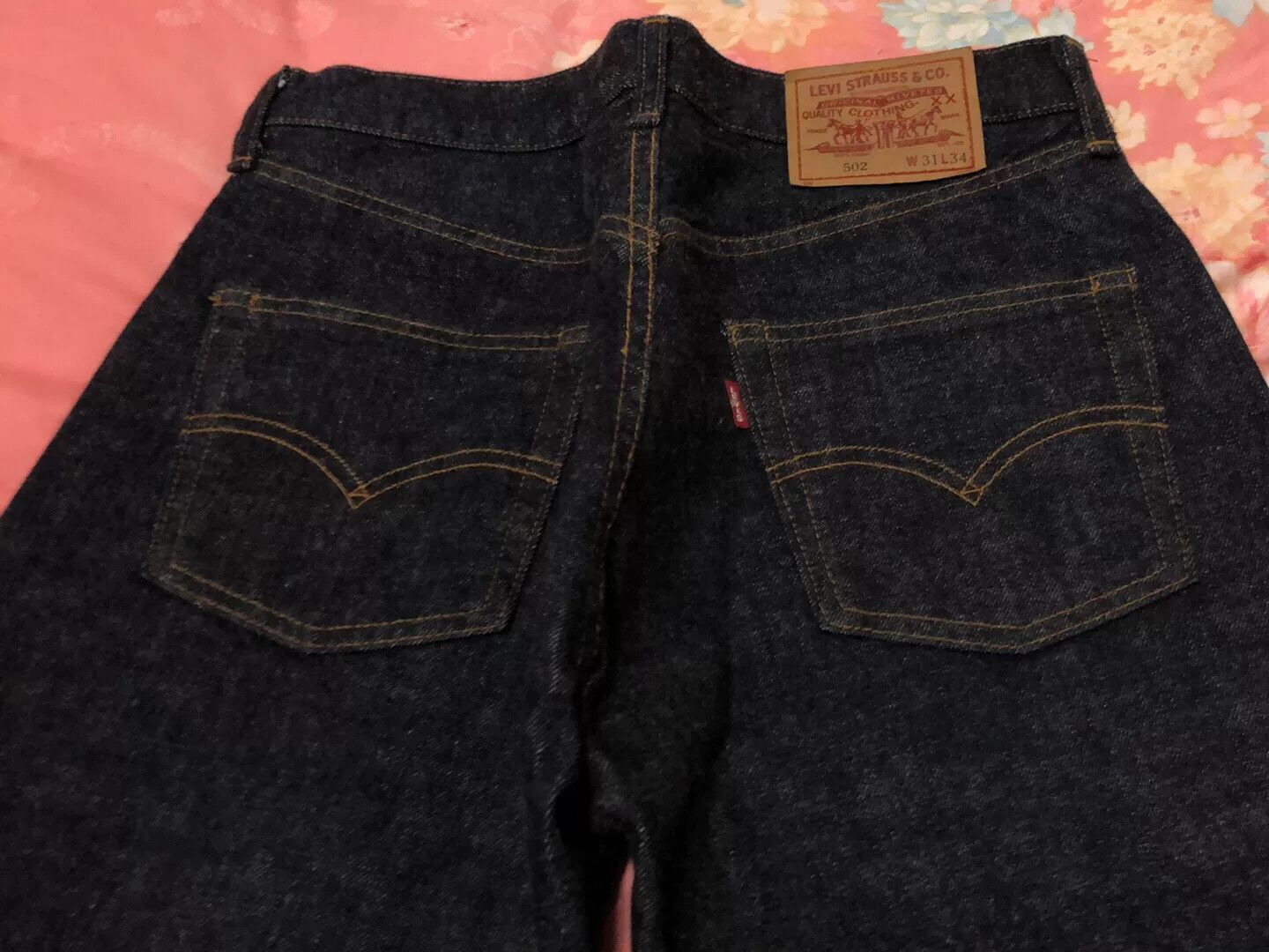 LVC LVC Levi's 502 J22 Raw Denim Jeans Size US 31 - 4 Thumbnail