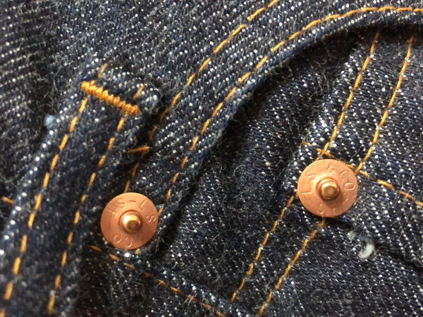 LVC LVC Levi's 502 J22 Raw Denim Jeans Size US 31 - 9 Thumbnail