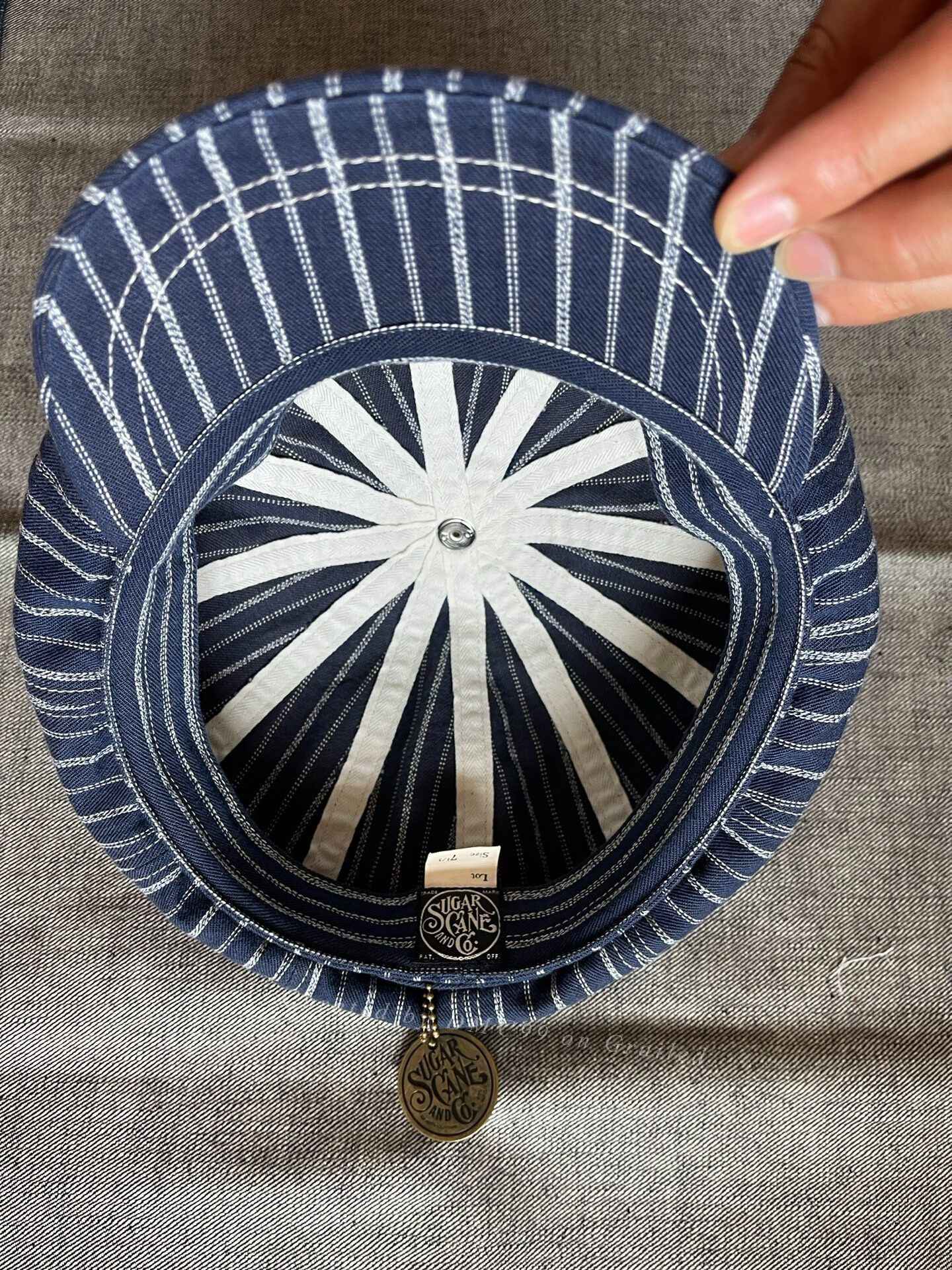 Sugar Cane Sugar Cane Cotton Visor Sun Hat Size ONE SIZE - 6 Thumbnail