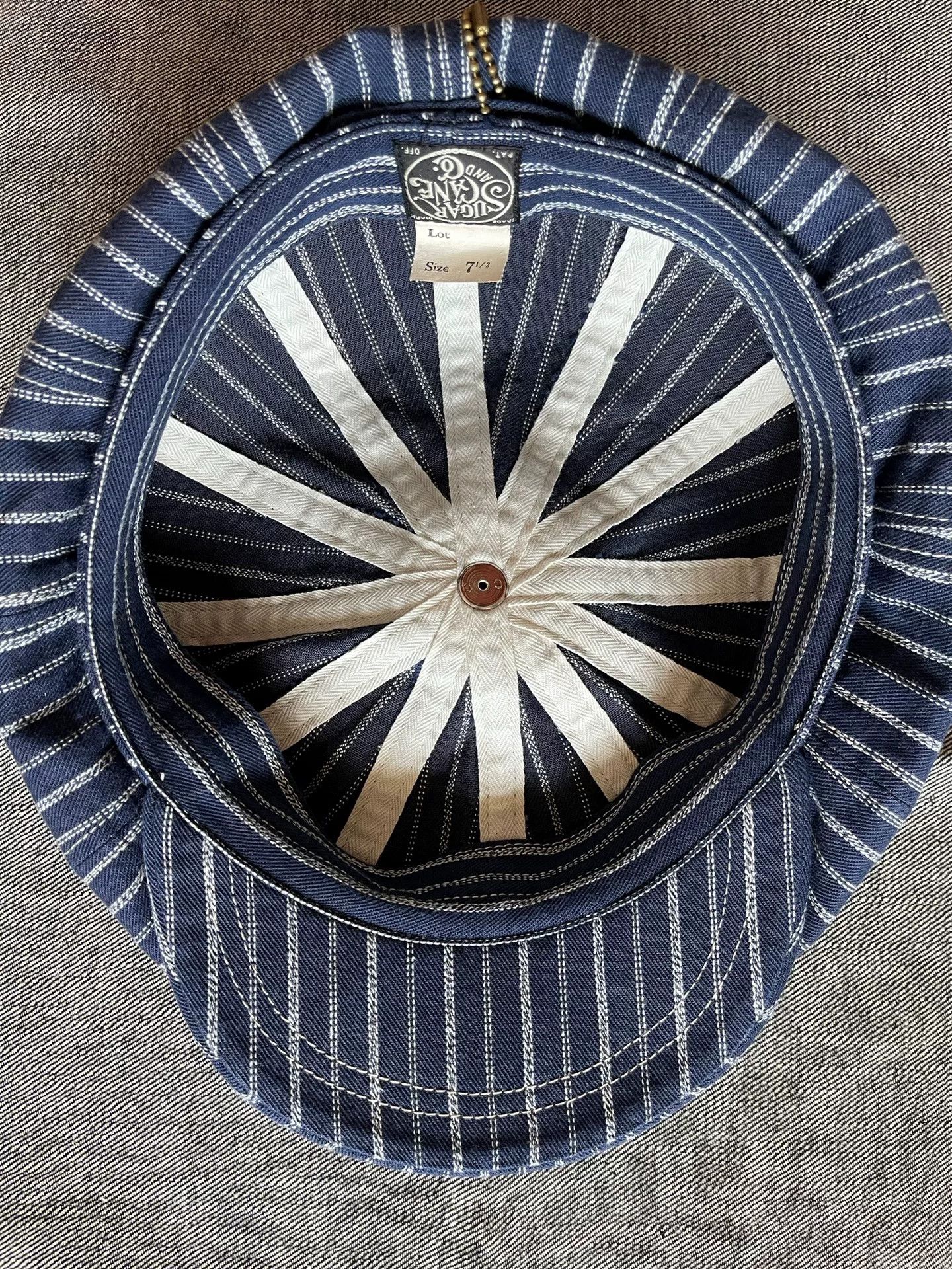 Sugar Cane Sugar Cane Cotton Visor Sun Hat Size ONE SIZE - 7 Thumbnail