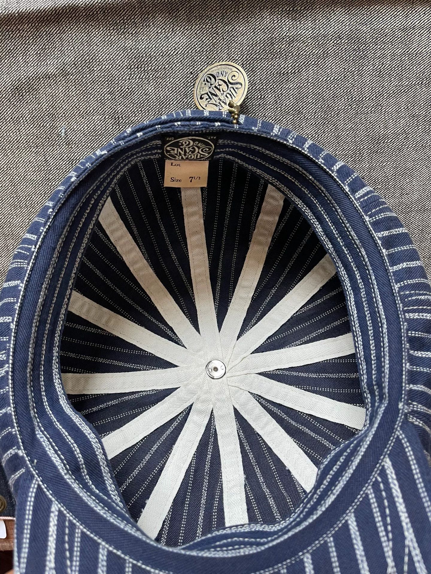 Sugar Cane Sugar Cane Cotton Visor Sun Hat Size ONE SIZE - 9 Thumbnail