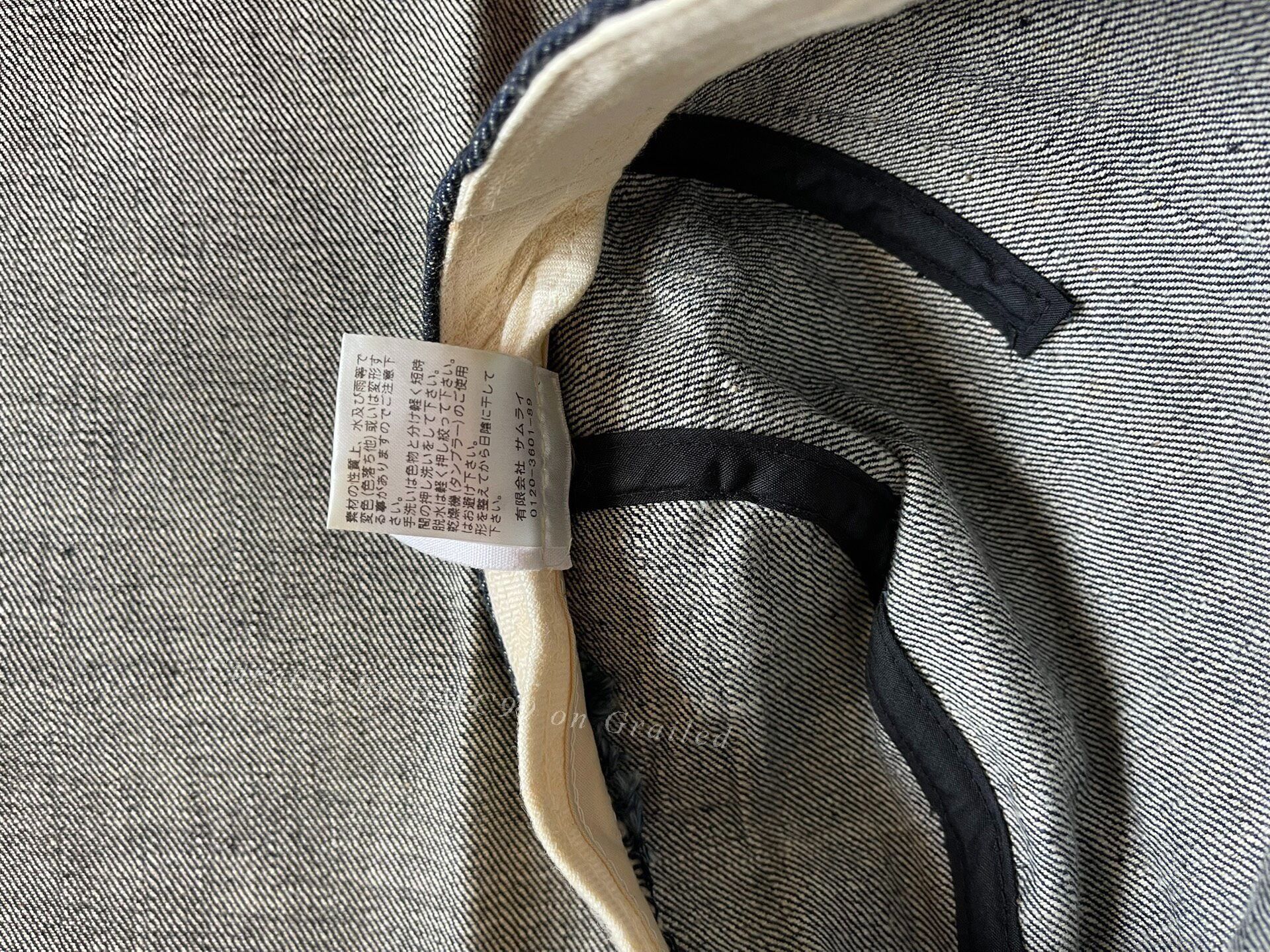 Samurai Jeans Samurai Jeans Denim Visor Cap Size ONE SIZE - 8 Thumbnail