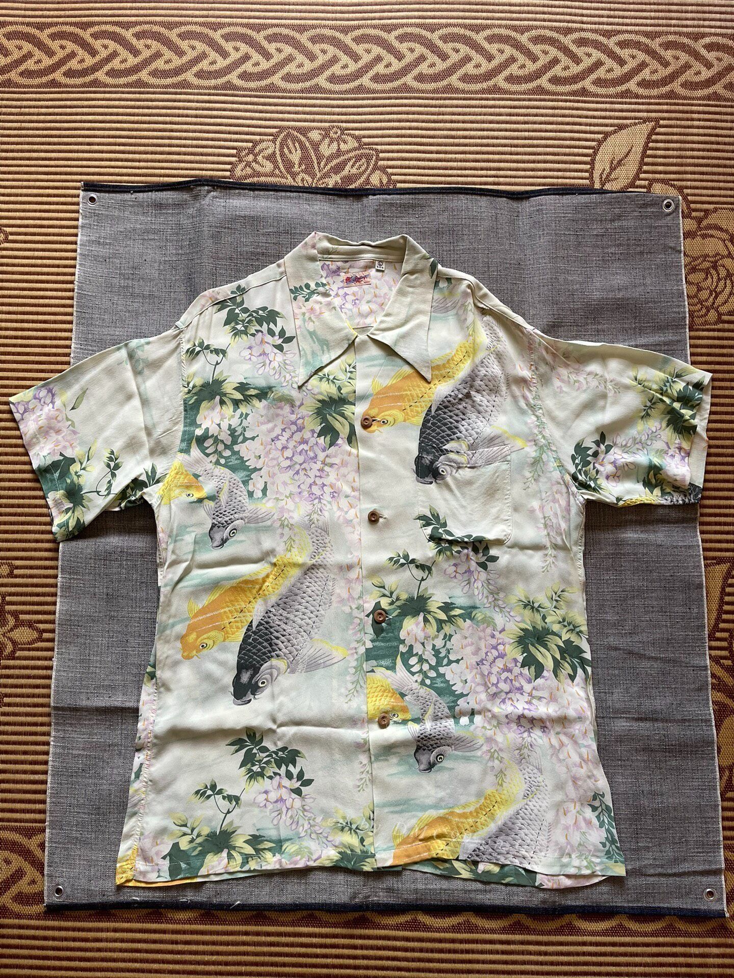 Sun Surf Sun Surf Koi Wisteria Hawaiian Shirt Size US M / EU 48-50 / 2 - 2 Thumbnail