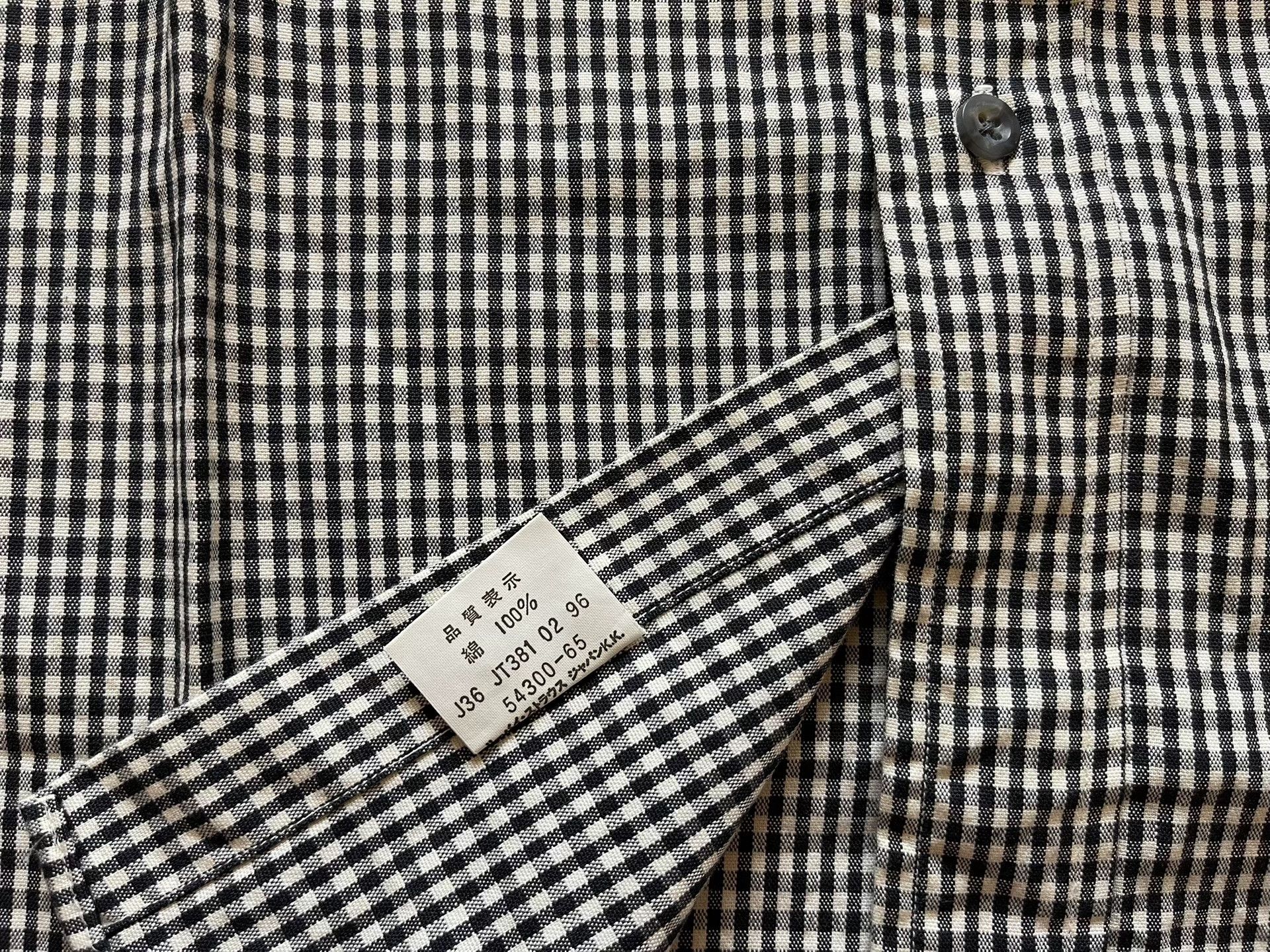 Levi's Vintage Clothing Levi's LVC Black White Check Cotton Shirt L Size US L / EU 52-54 / 3 - 6 Thumbnail