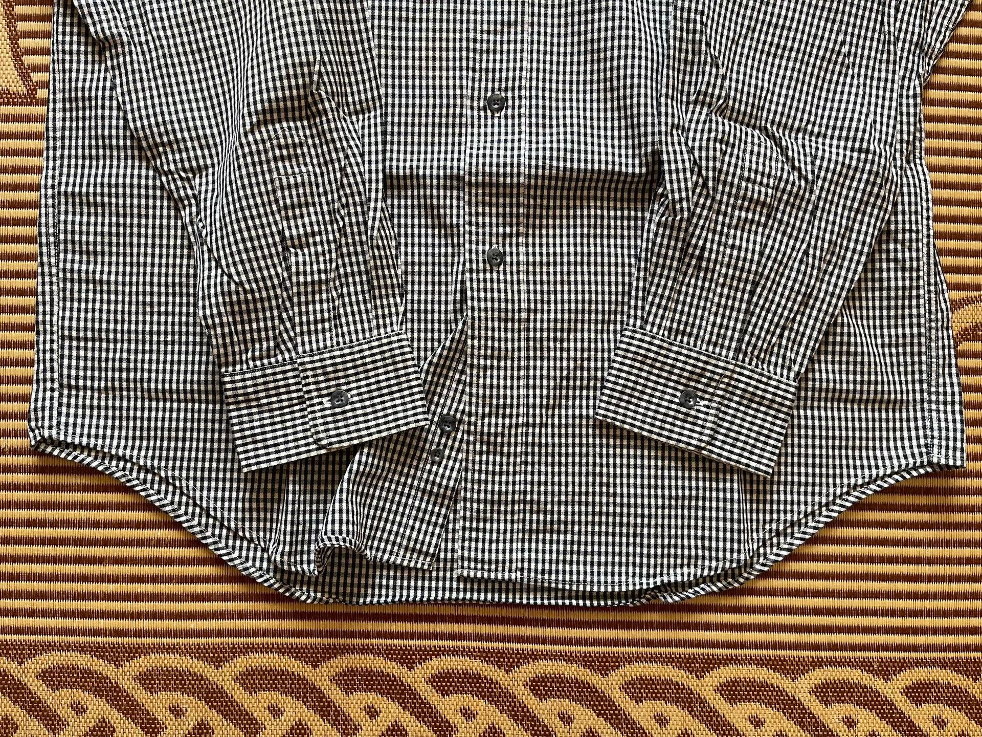 Levi's Vintage Clothing Levi's LVC Black White Check Cotton Shirt L Size US L / EU 52-54 / 3 - 4 Thumbnail